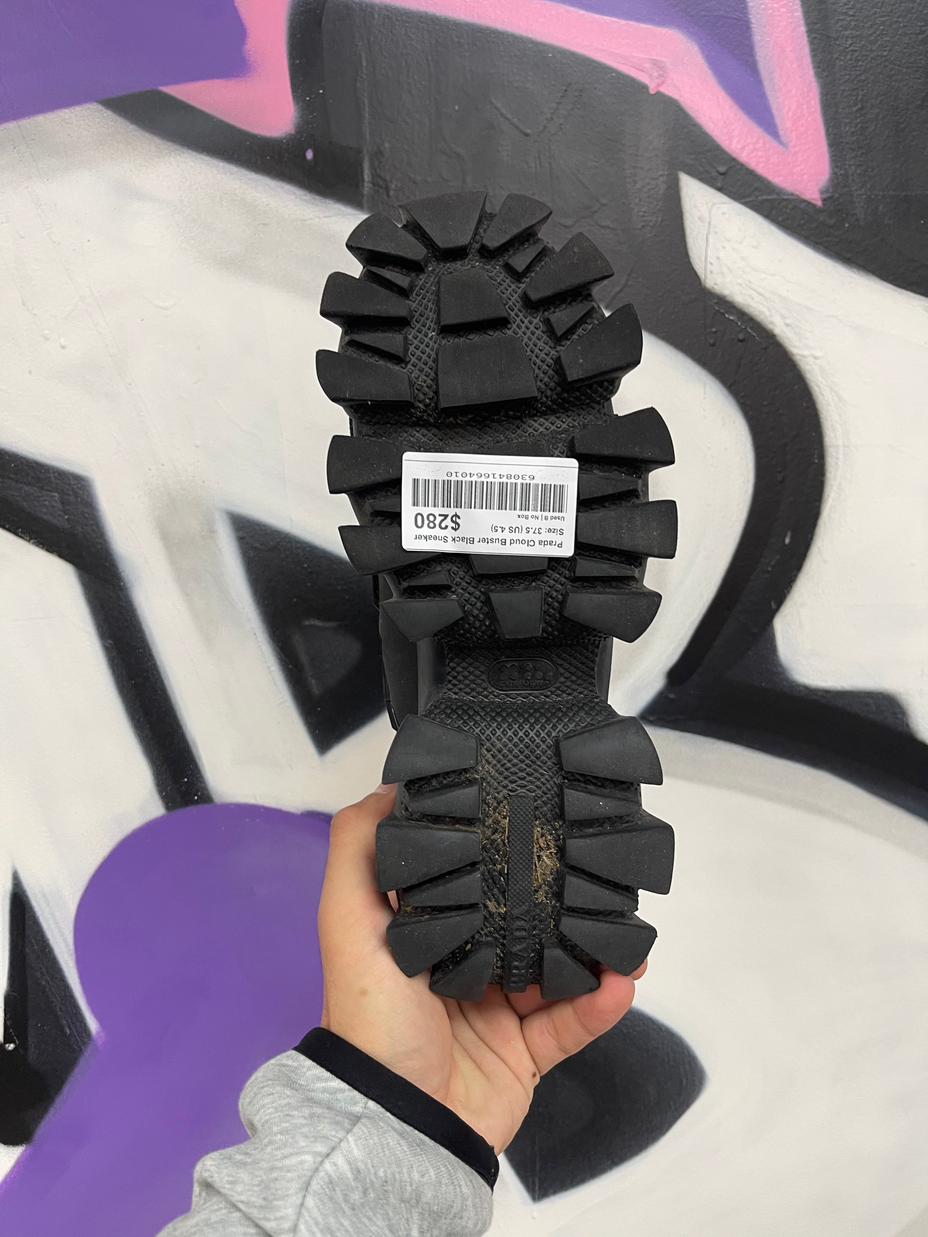 Prada Cloud Buster Black Sneaker