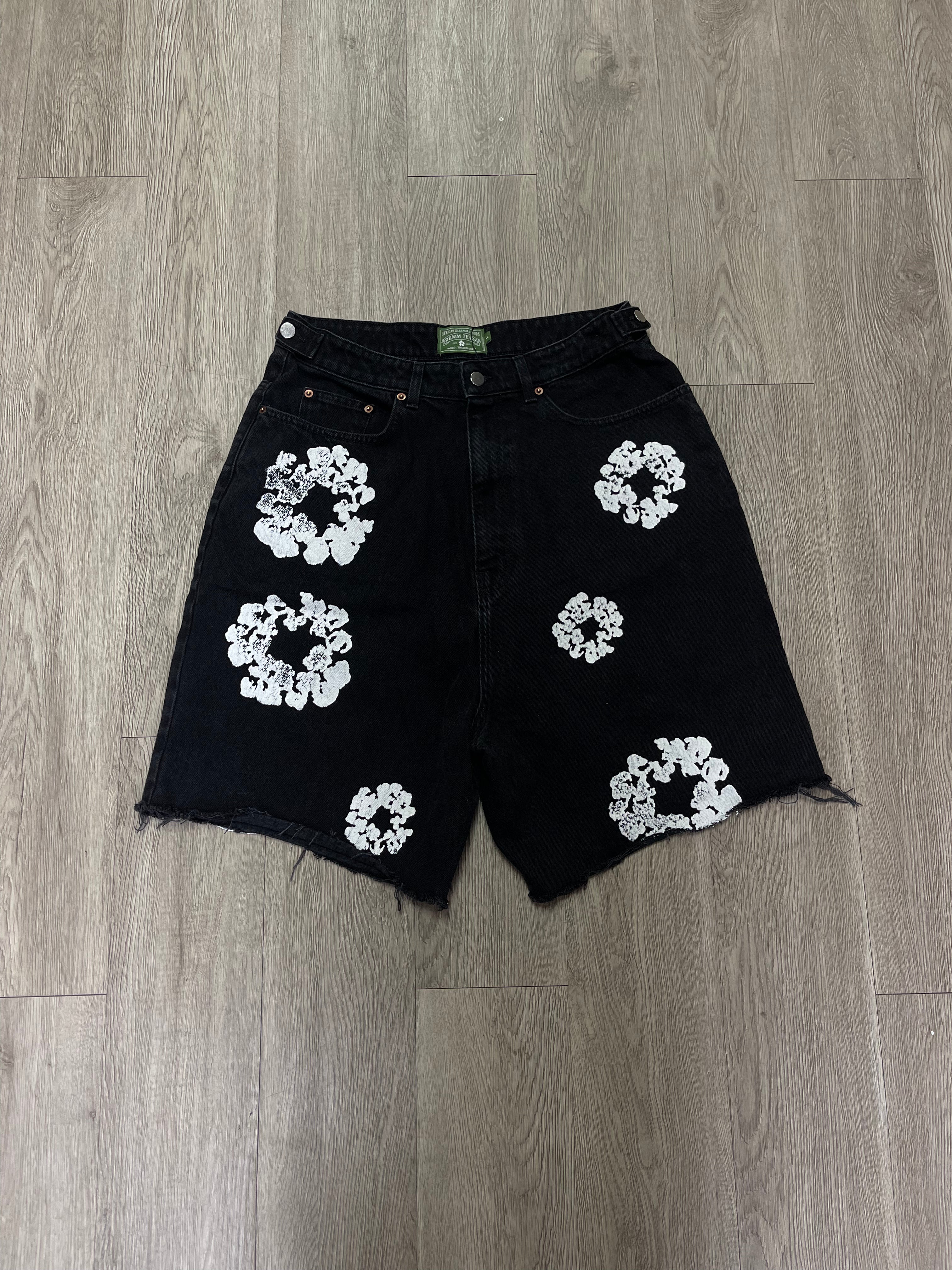 Denim Tears Black Denim Shorts