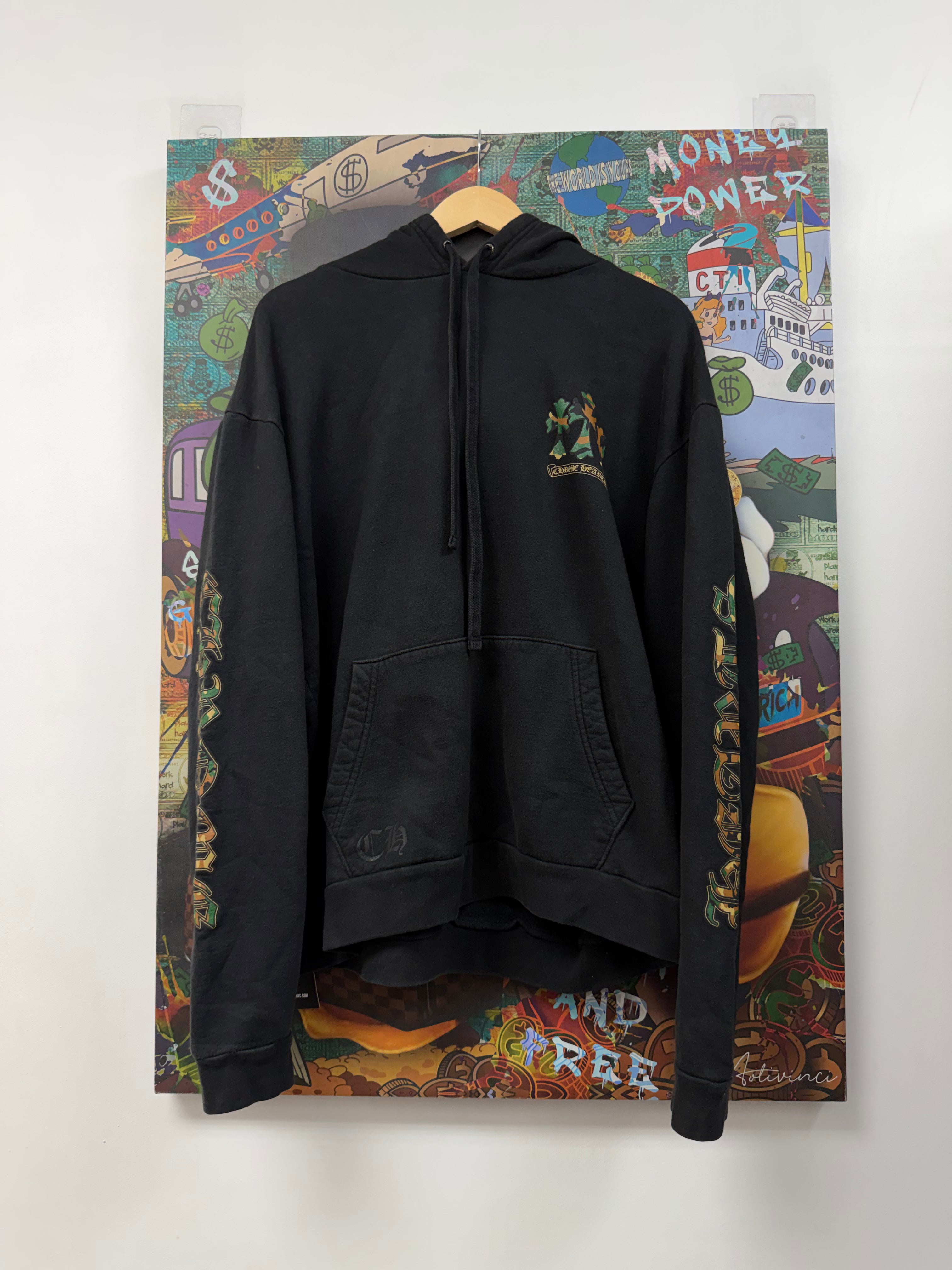 Chrome Hearts Black Camo Horseshoe Hoodie