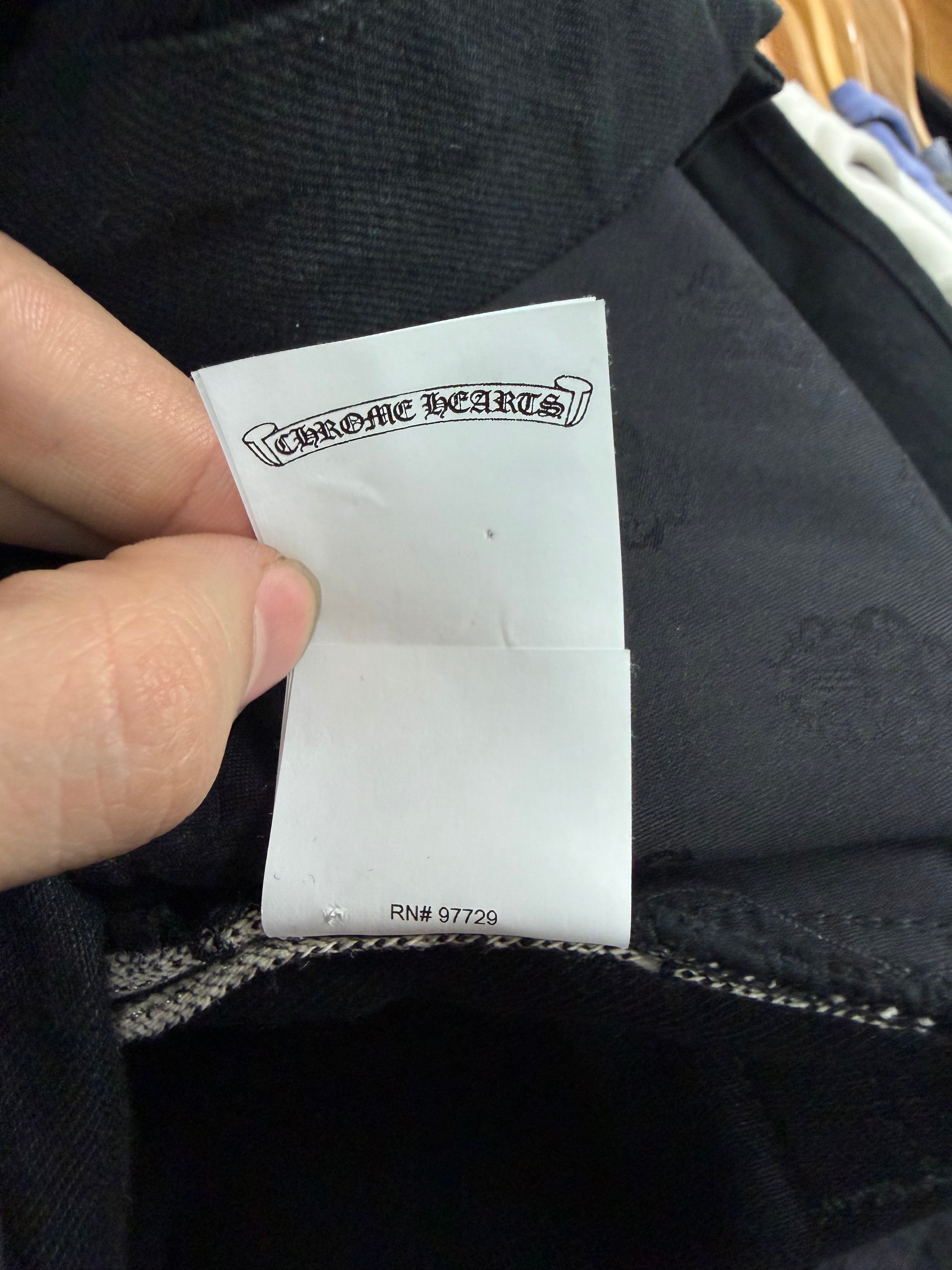 Chrome Hearts Black Slime Green Jeans