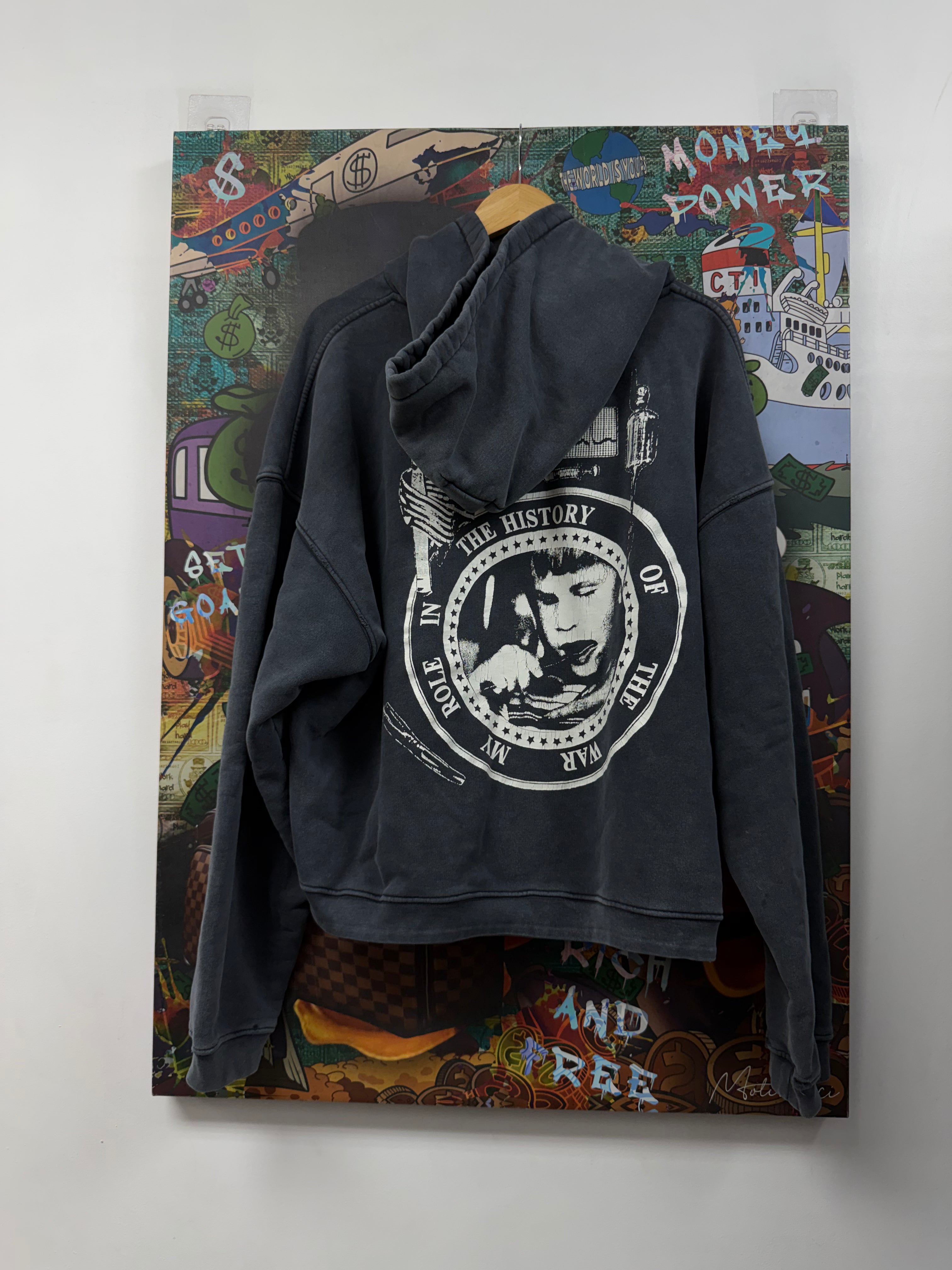 ENFANTS RICHES DÉPRIMÉS Charcoal My Role In The War Hoodie