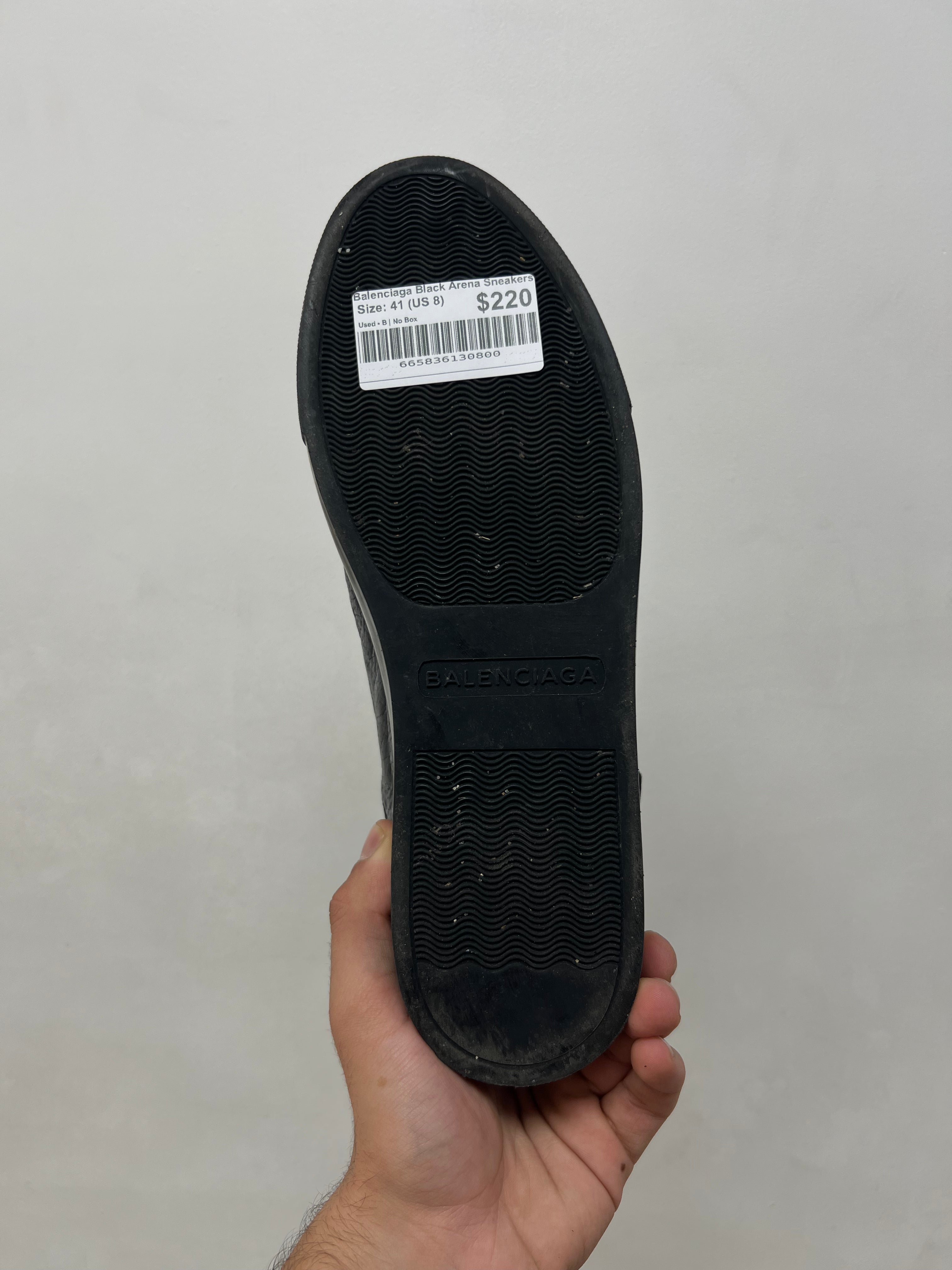 Balenciaga Black Arena Sneakers