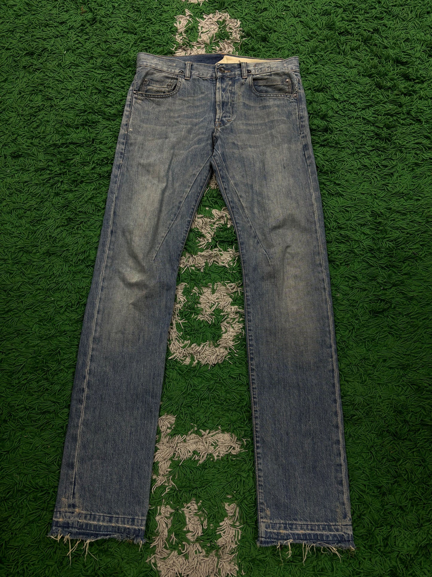 Rick Owens Detroit Jeans Light Wash Used 29