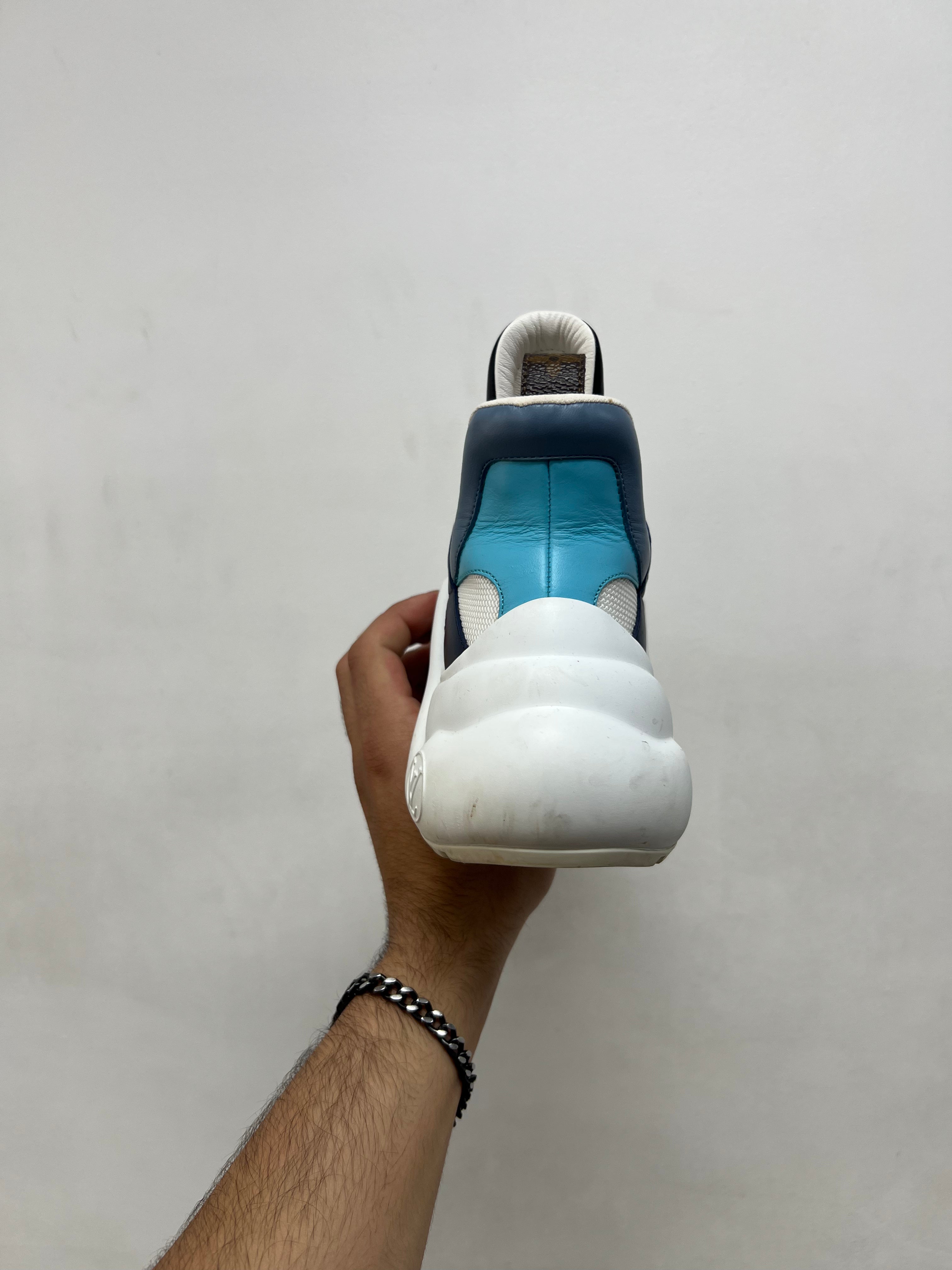 Louis Vuitton Blue White Archlight Sneakers