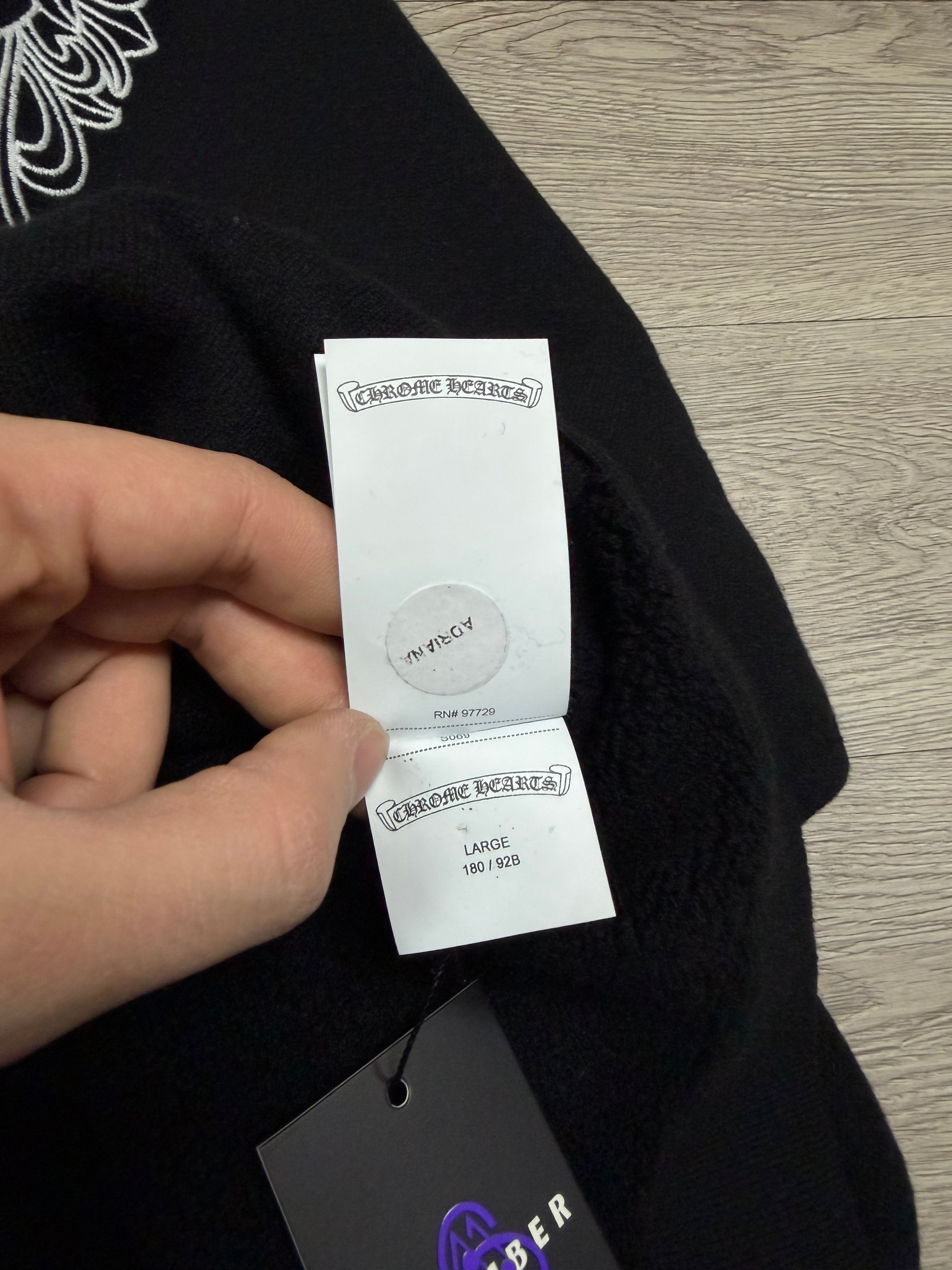 Chrome Hearts Black Cashmere Sweats