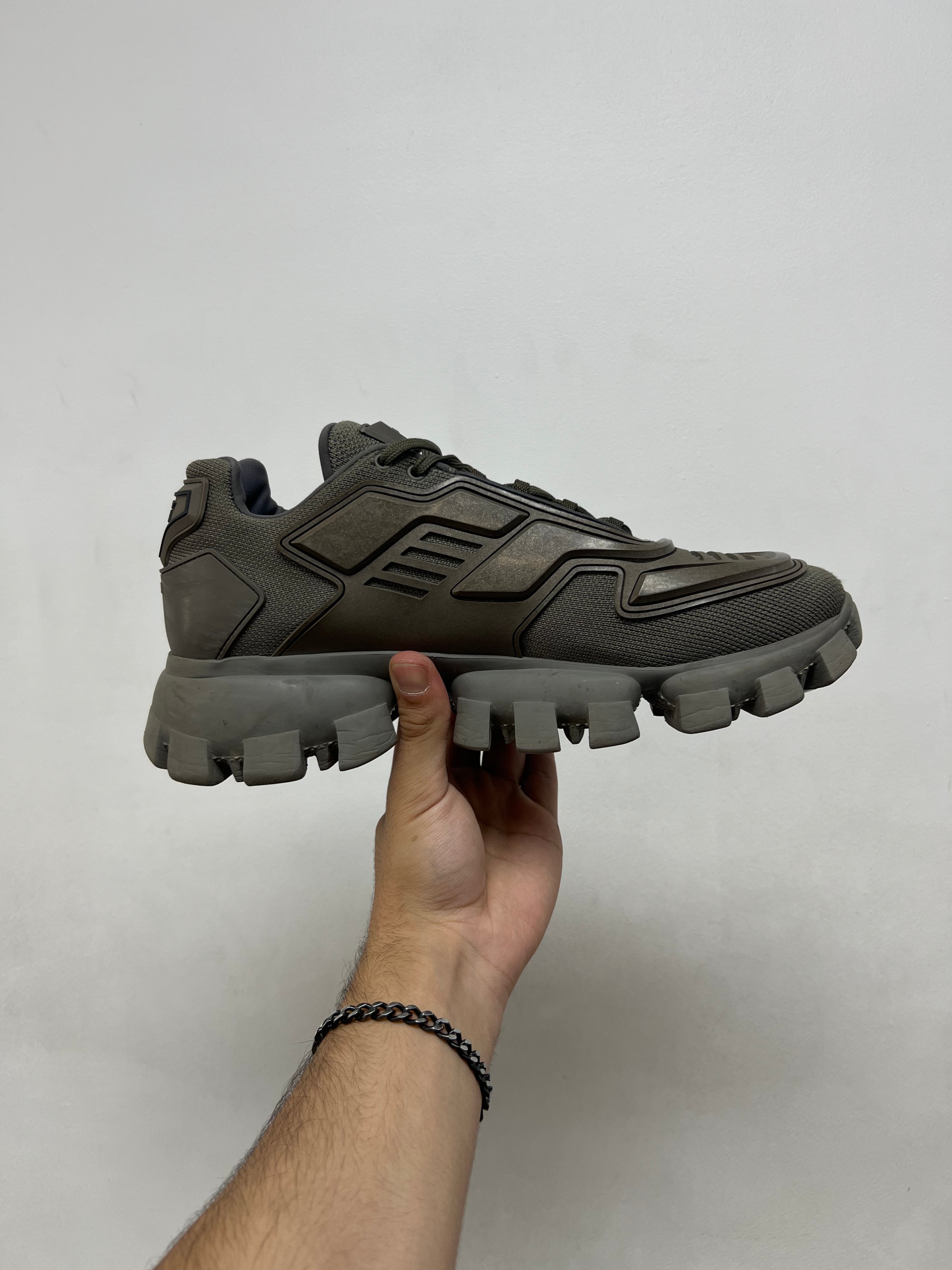 Prada Olive Cloudbust Sneakers