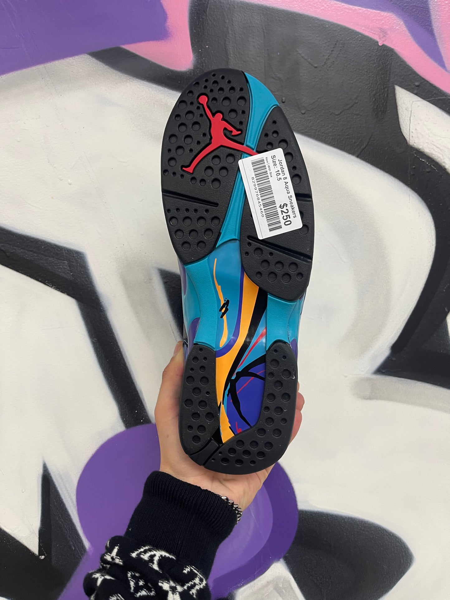Jordan 8 Aqua Sneakers