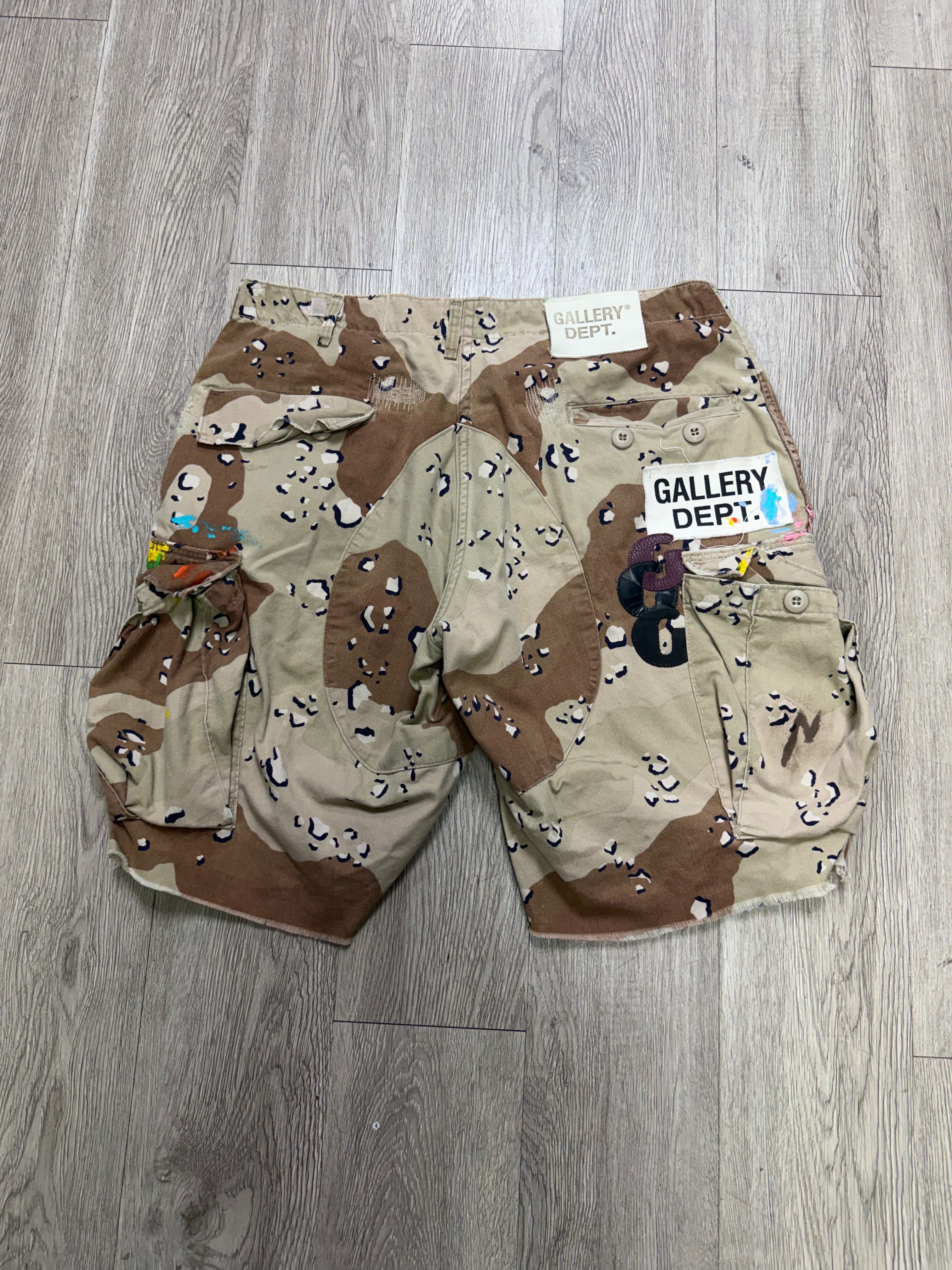 Gallery Dept Duck Camo G Patch Shorts