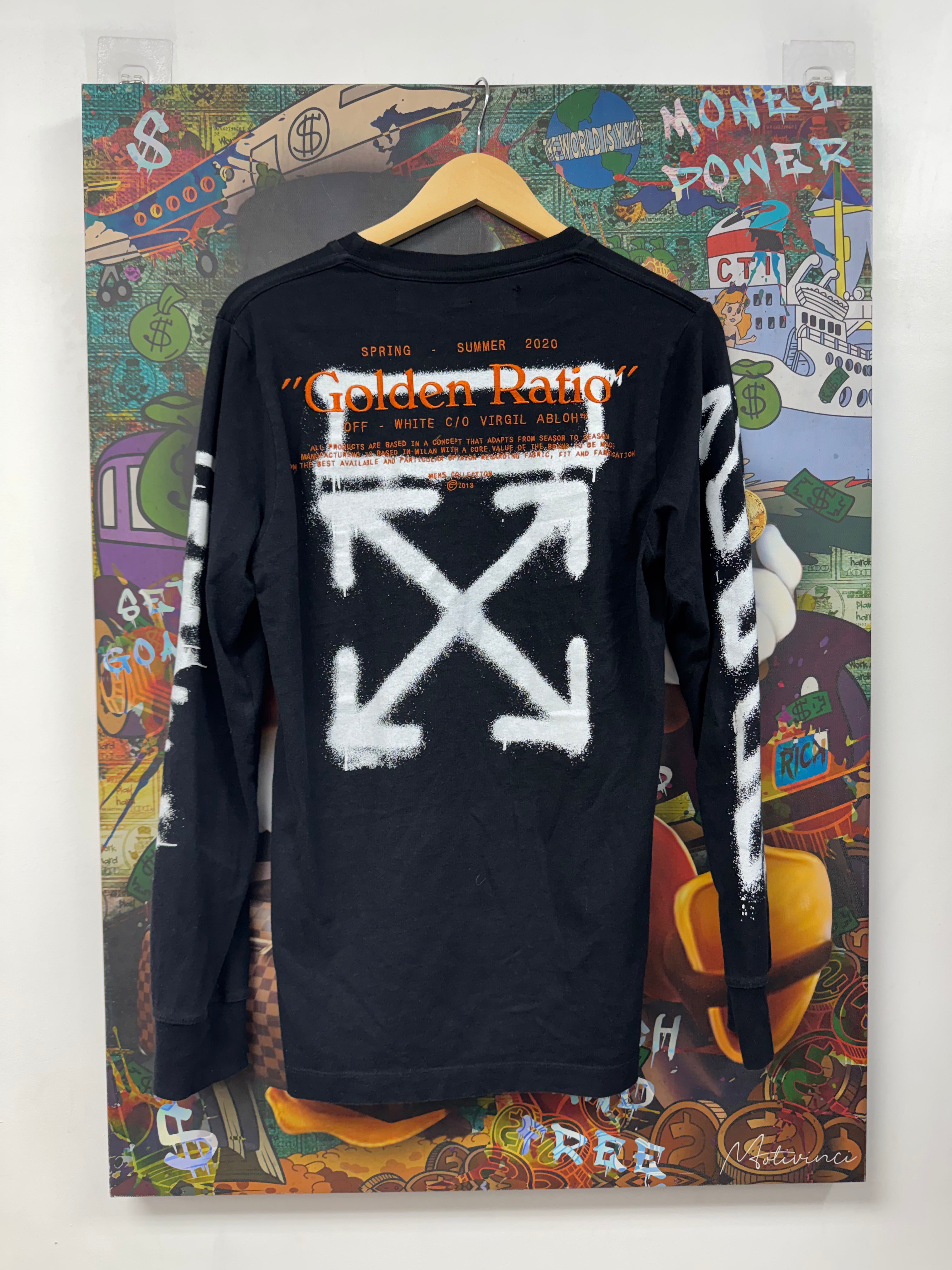 Off White Black White Golden Ratio Long Sleeve