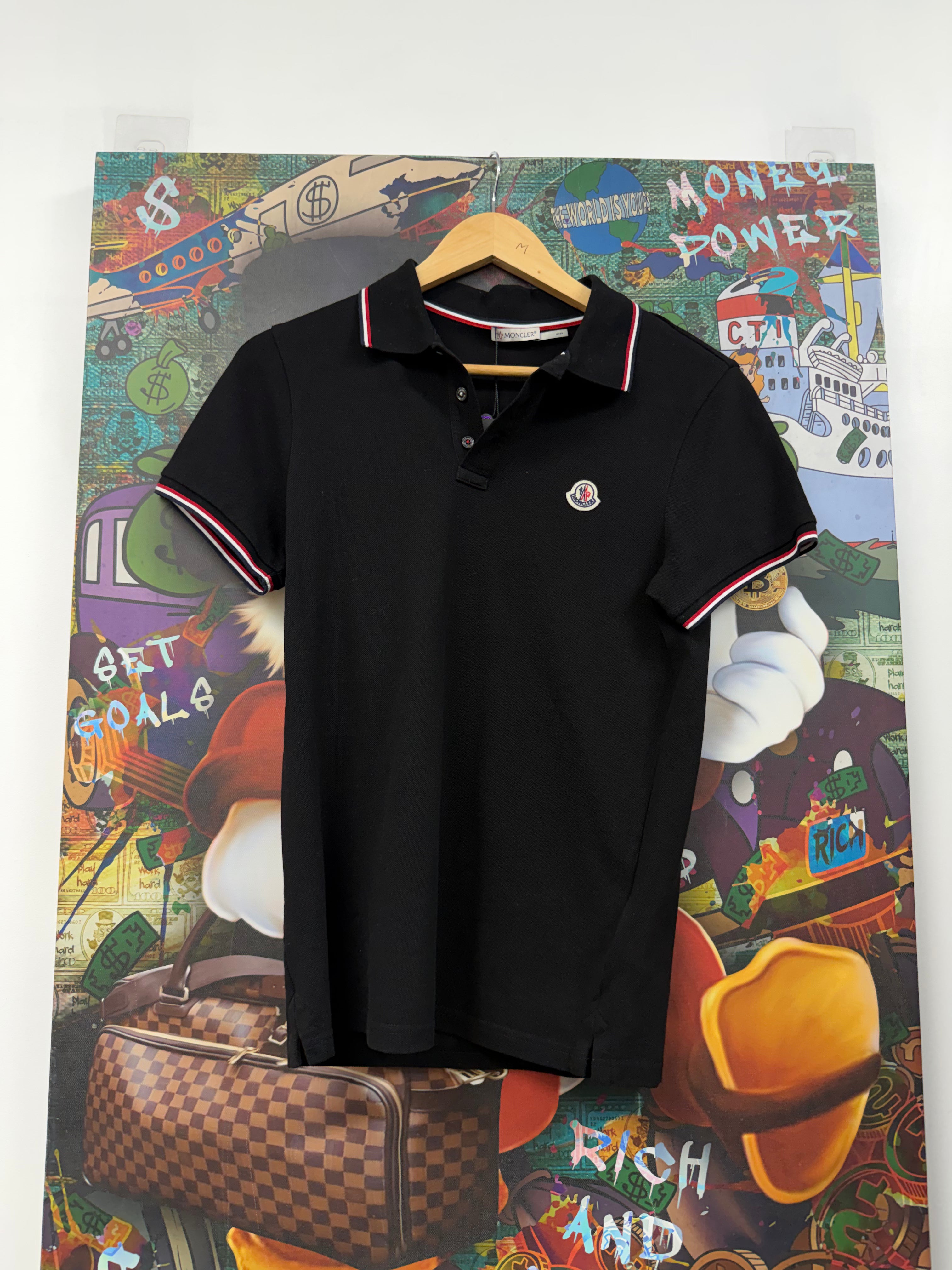 Moncler Black Polo