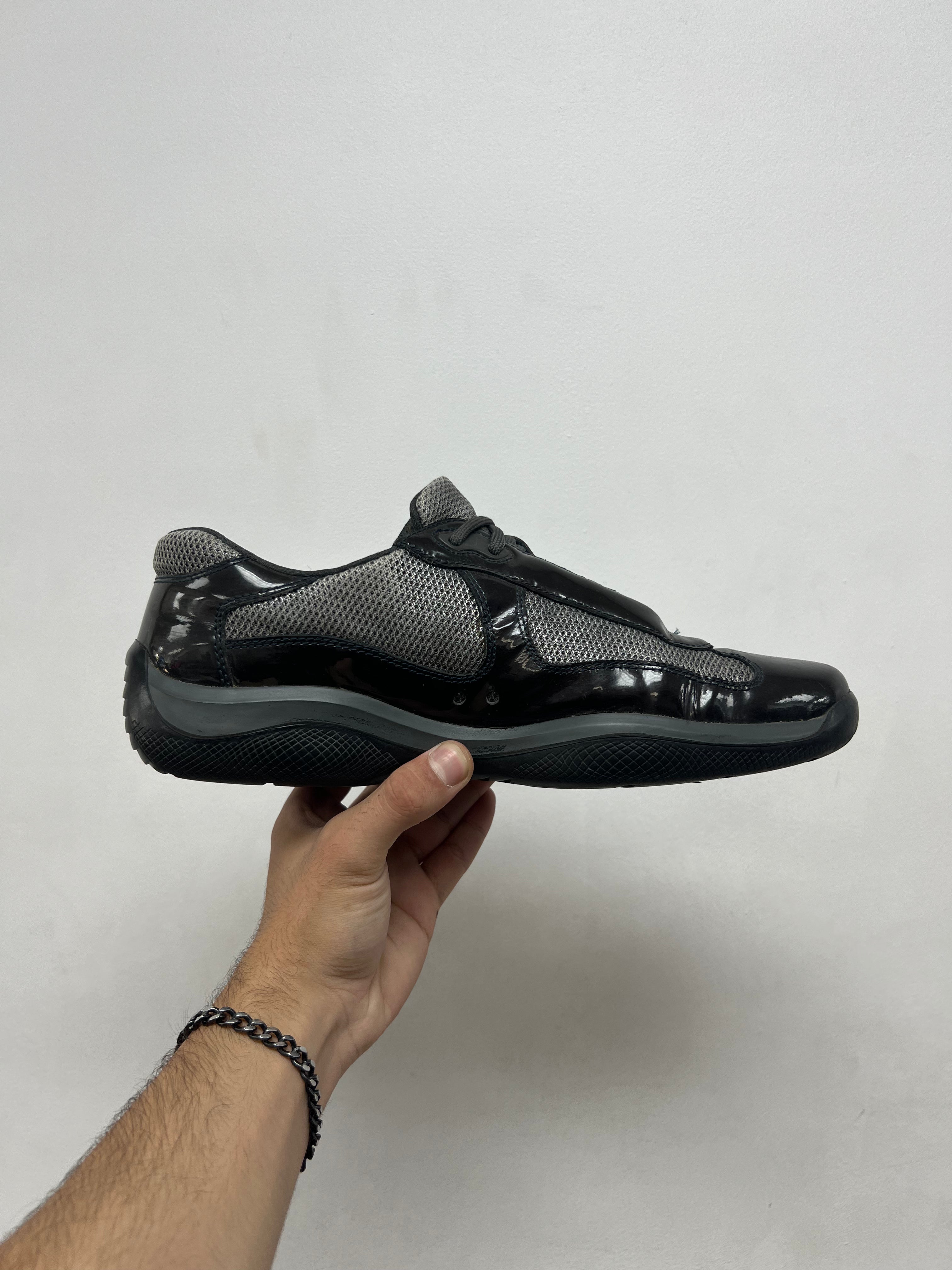 Prada Black Vintage Cups Sneakers