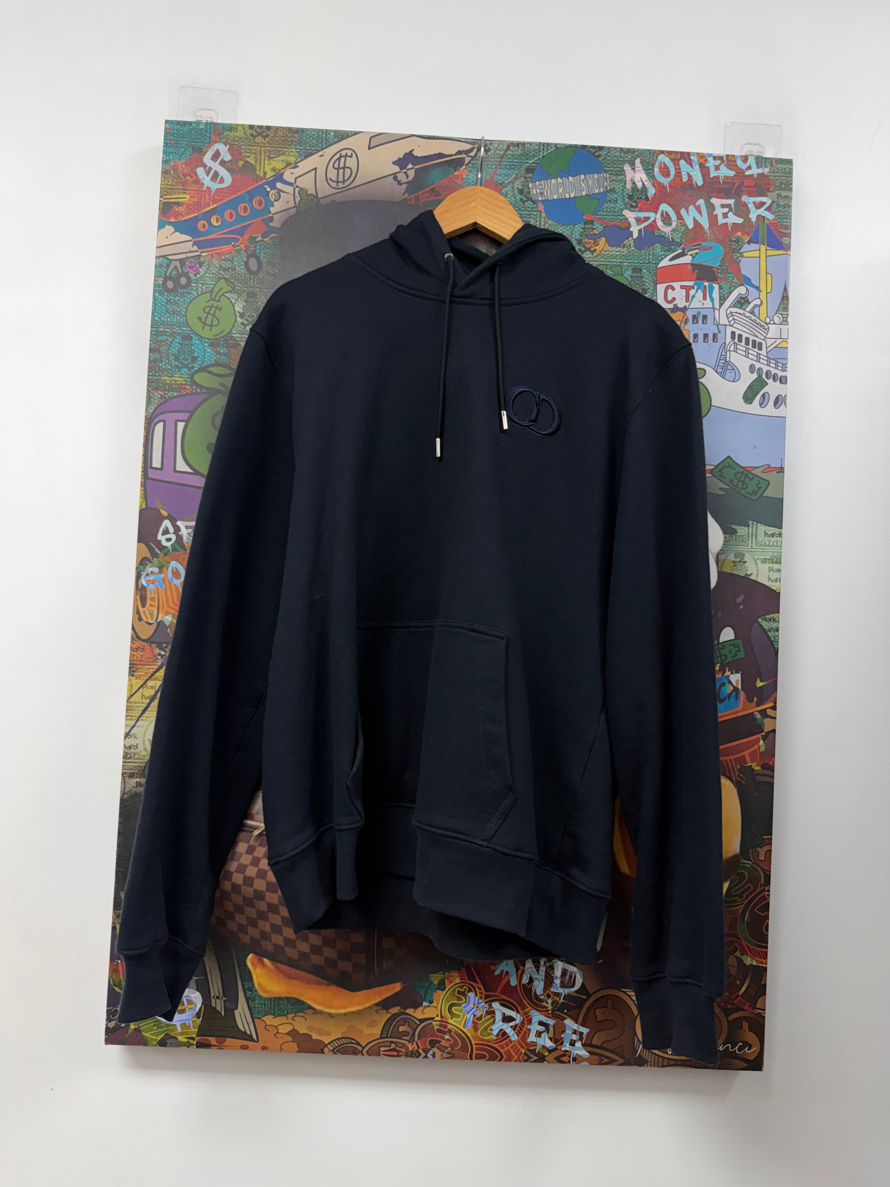 Dior Navy CD Icon Hoodie