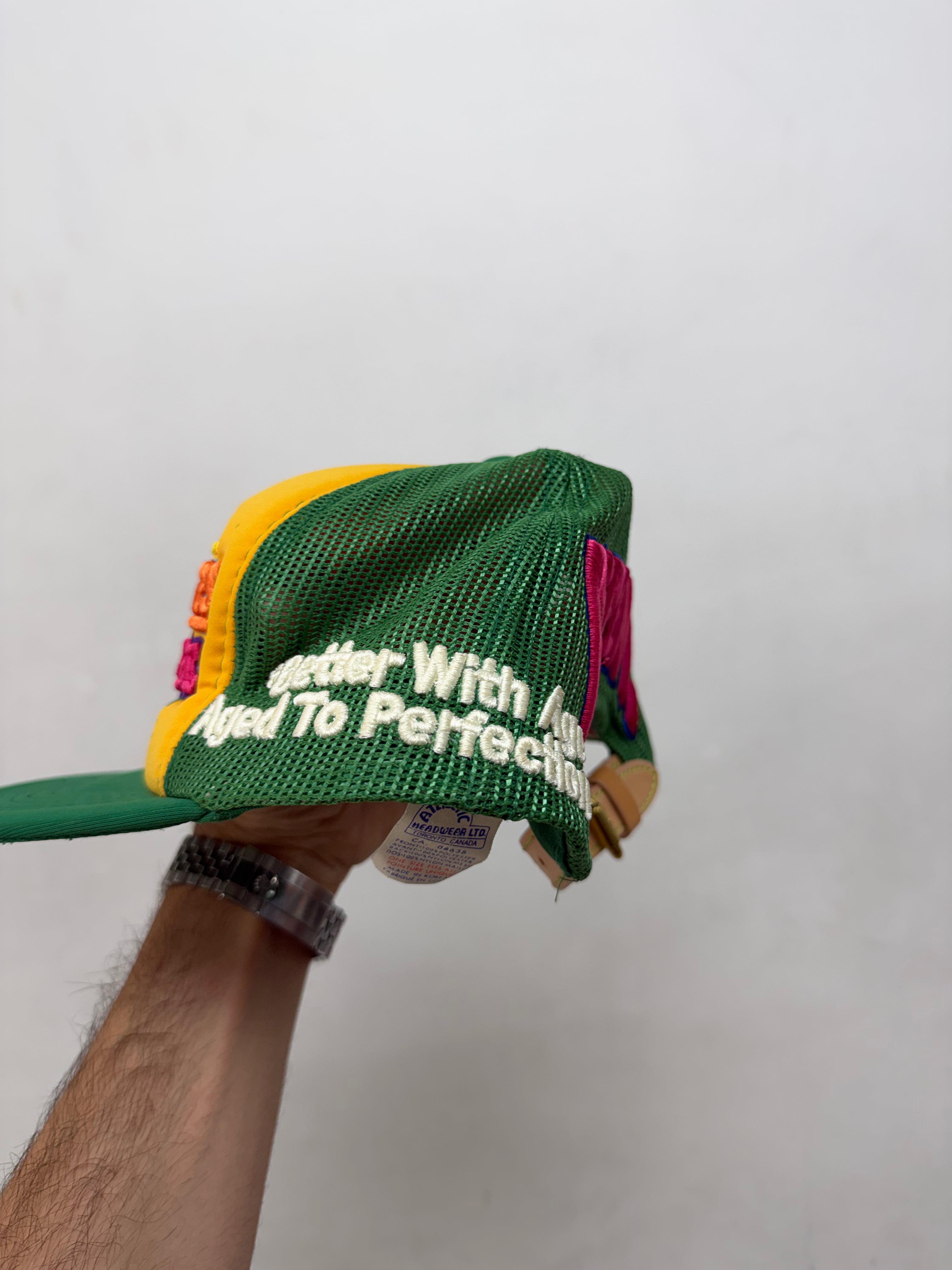 Better With Age Green Yellow Repent Trucker Hat