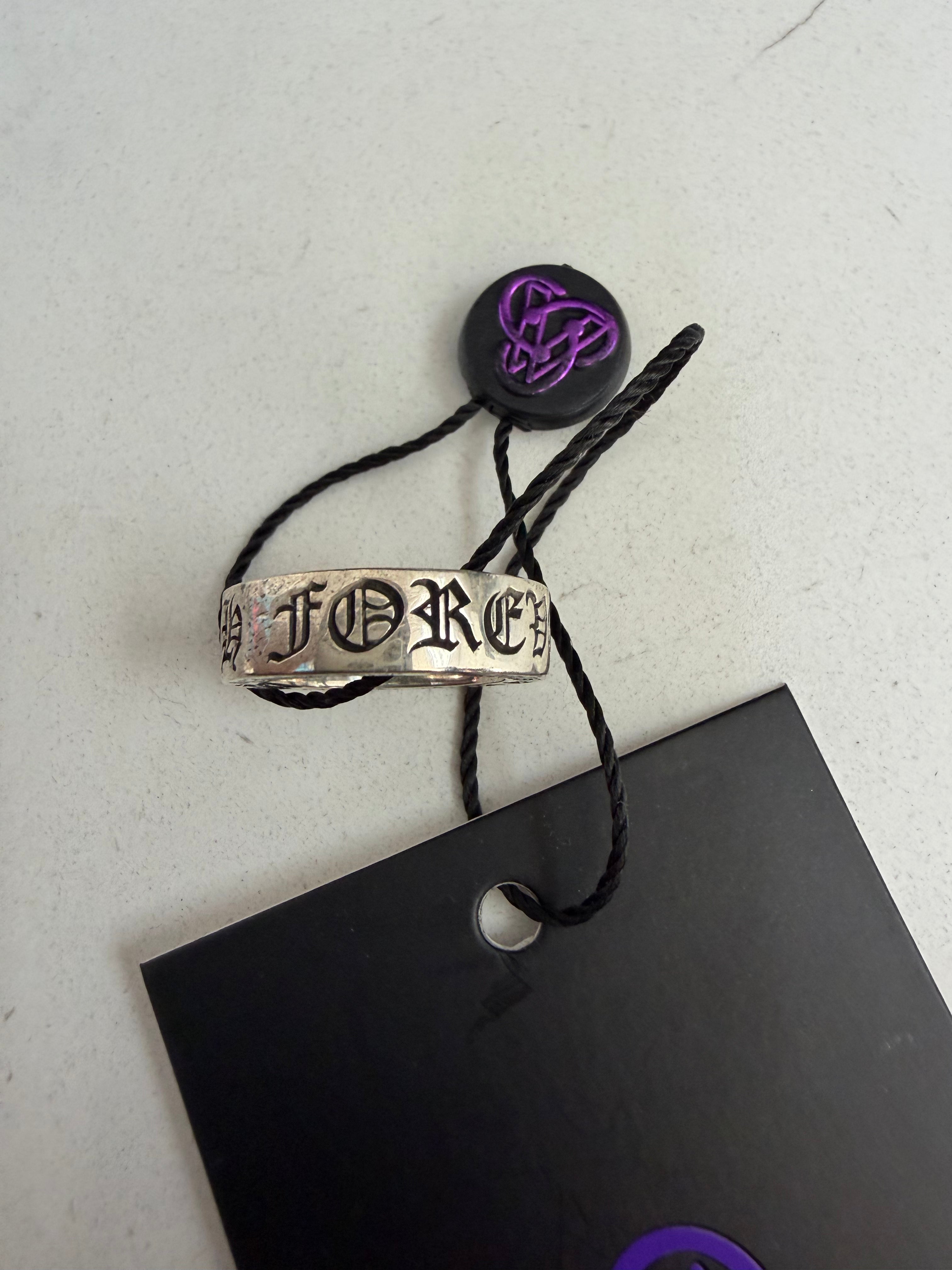 Chrome Hearts FOREVER Spacer Ring New