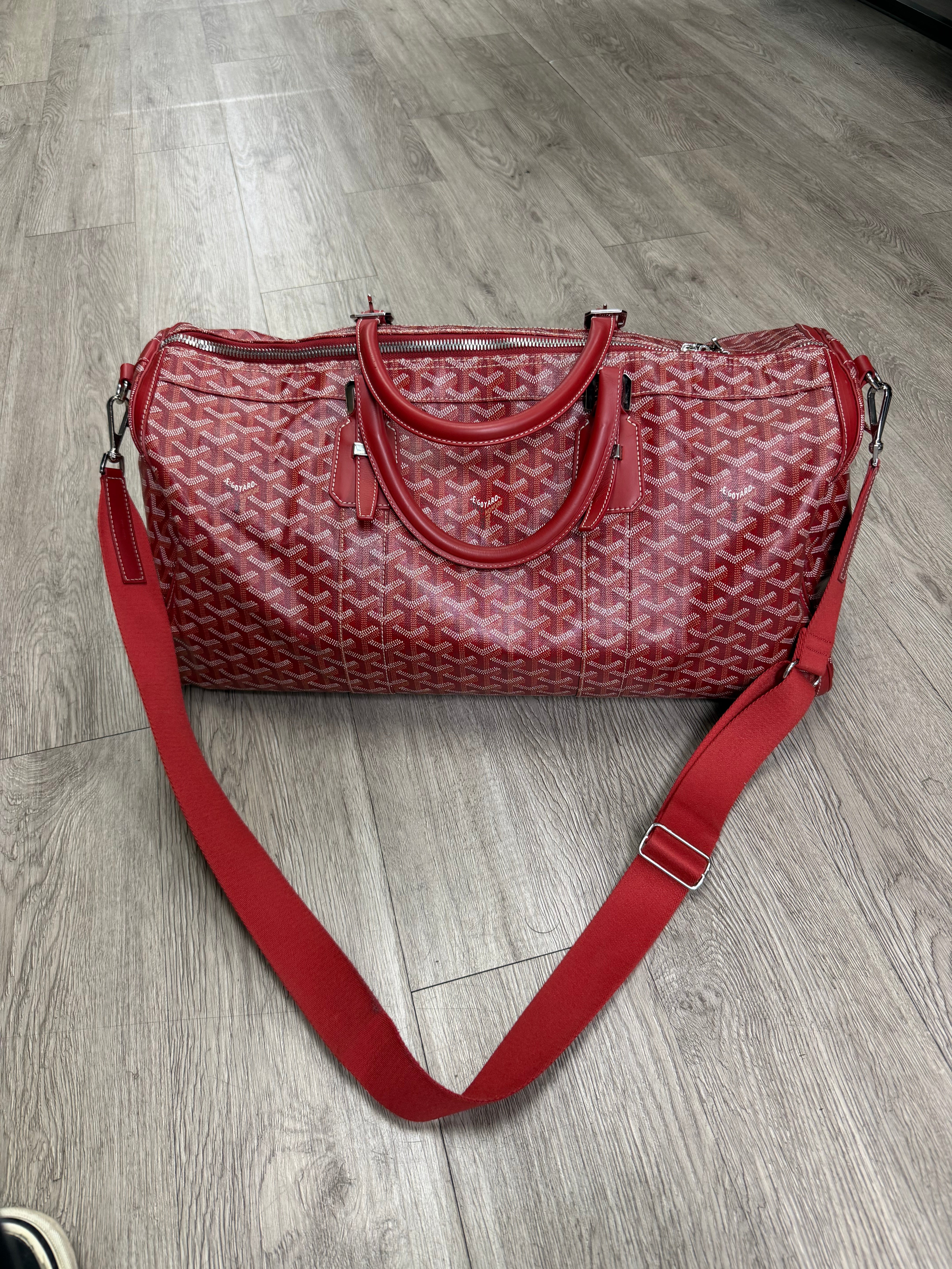 Goyard Crolisiere 50 Red Bag