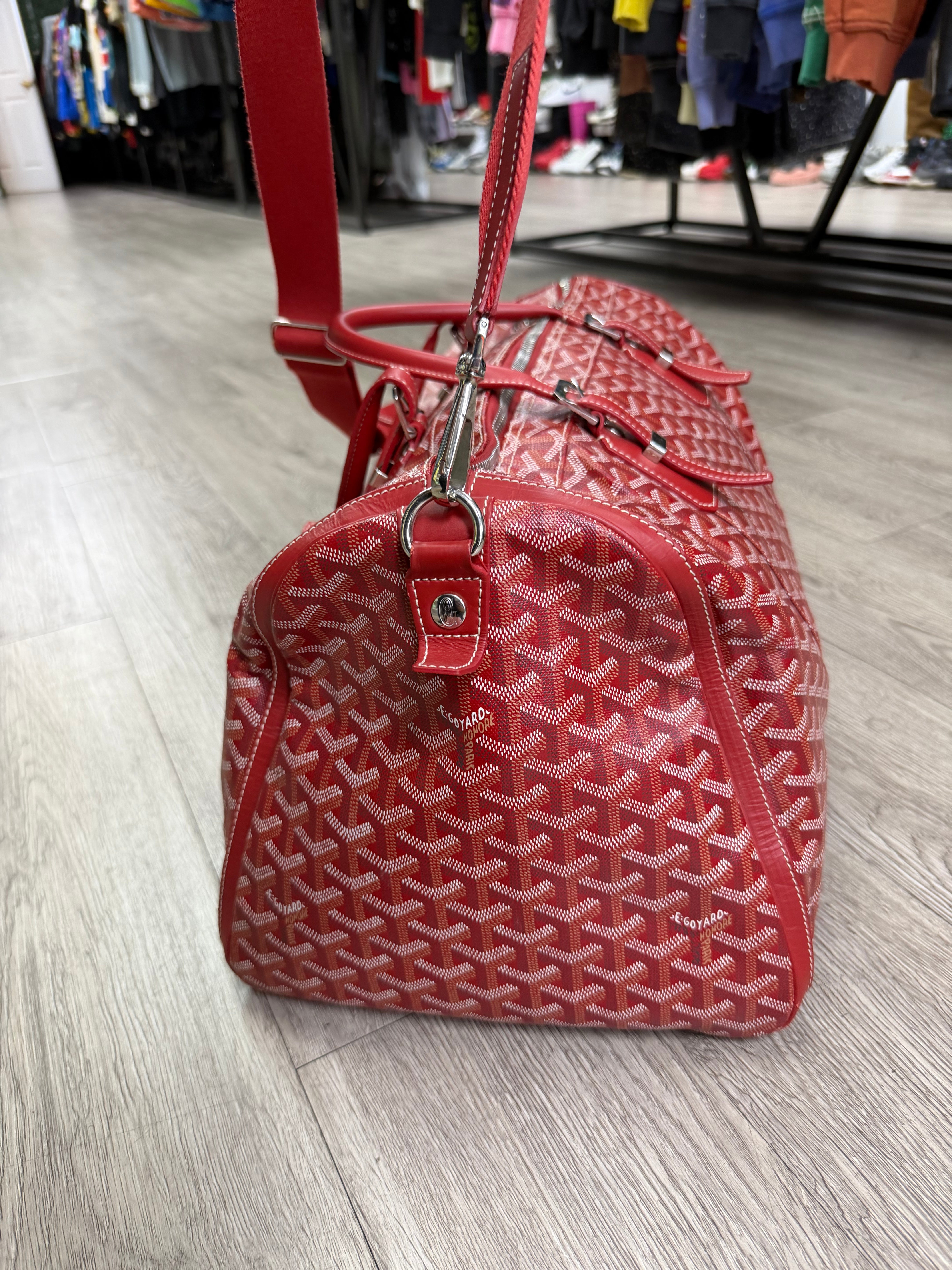 Goyard Crolisiere 50 Red Bag