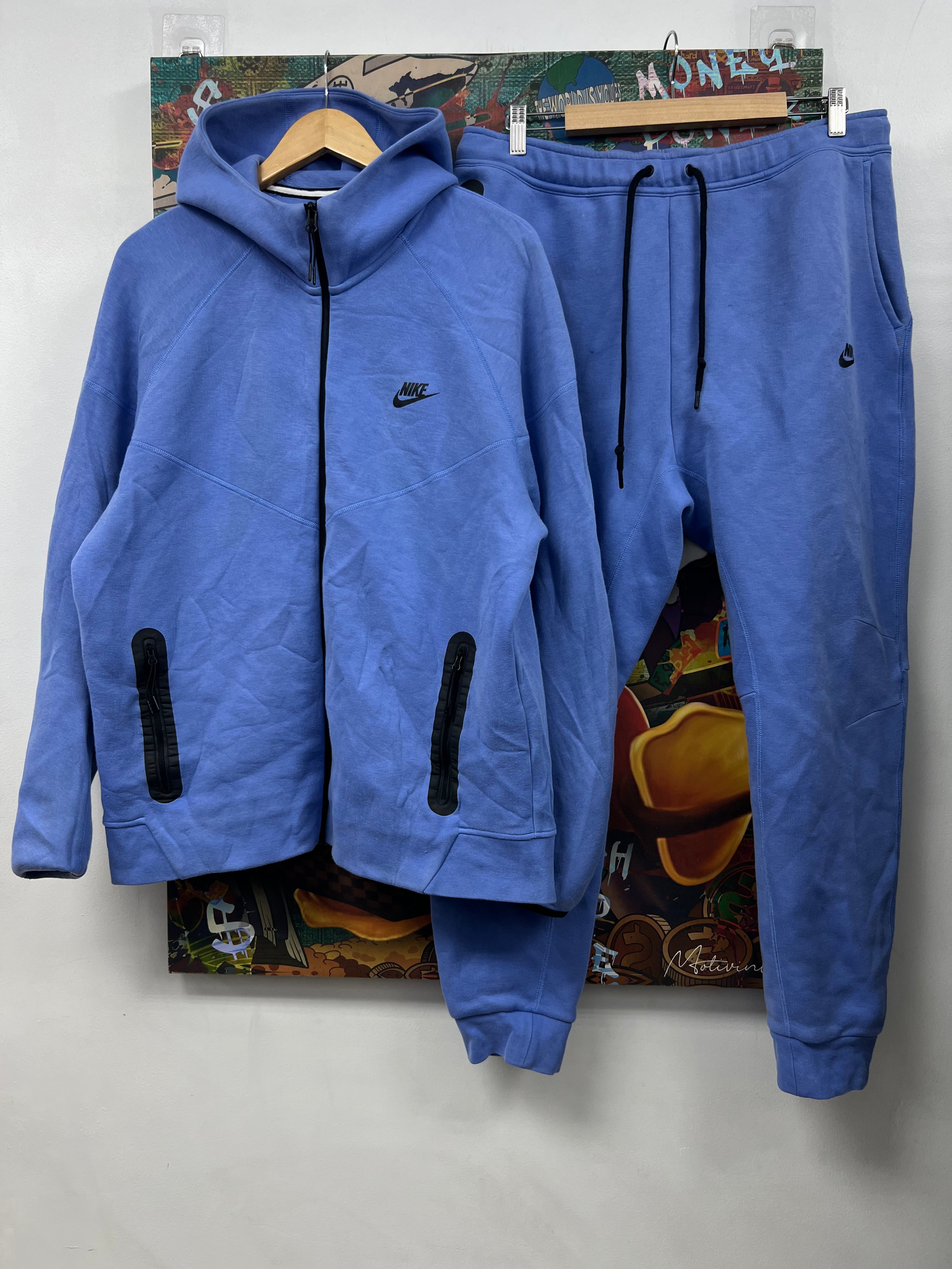 Nike Powder Blue Tech Sweatsuit