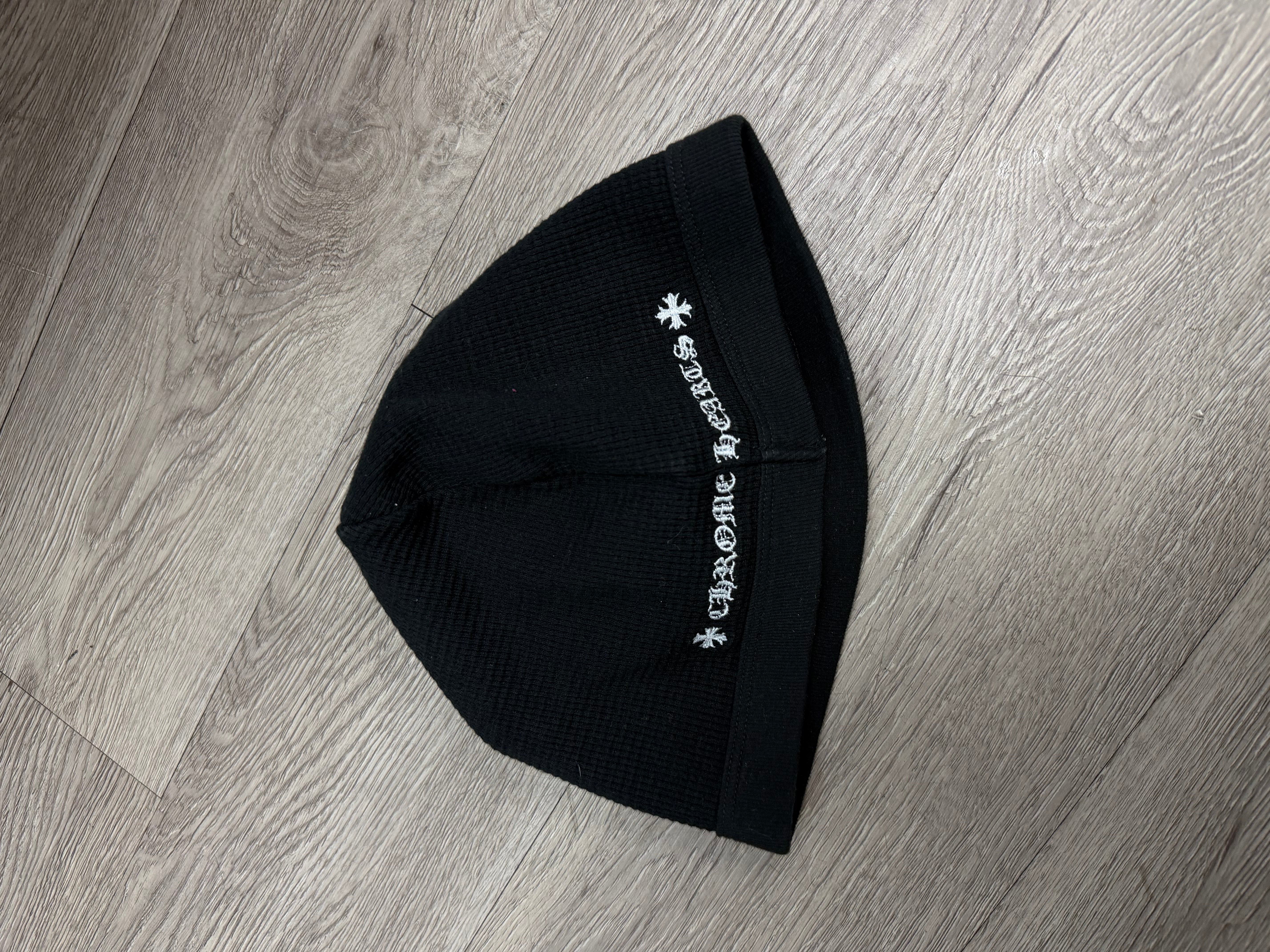 Chrome Hearts Black Plus Logo Skull Cap Beanie