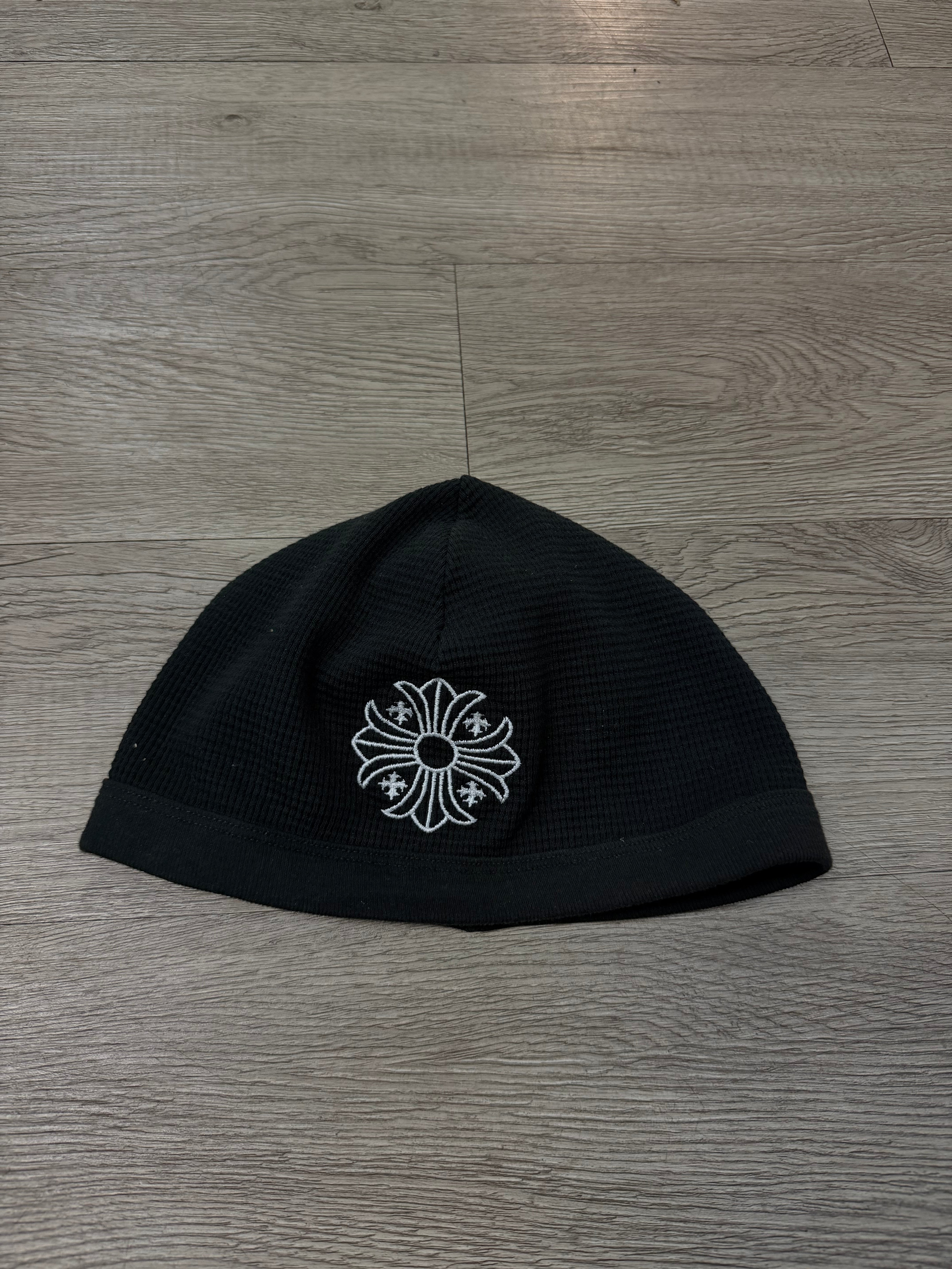 Chrome Hearts Black Plus Logo Skull Cap Beanie