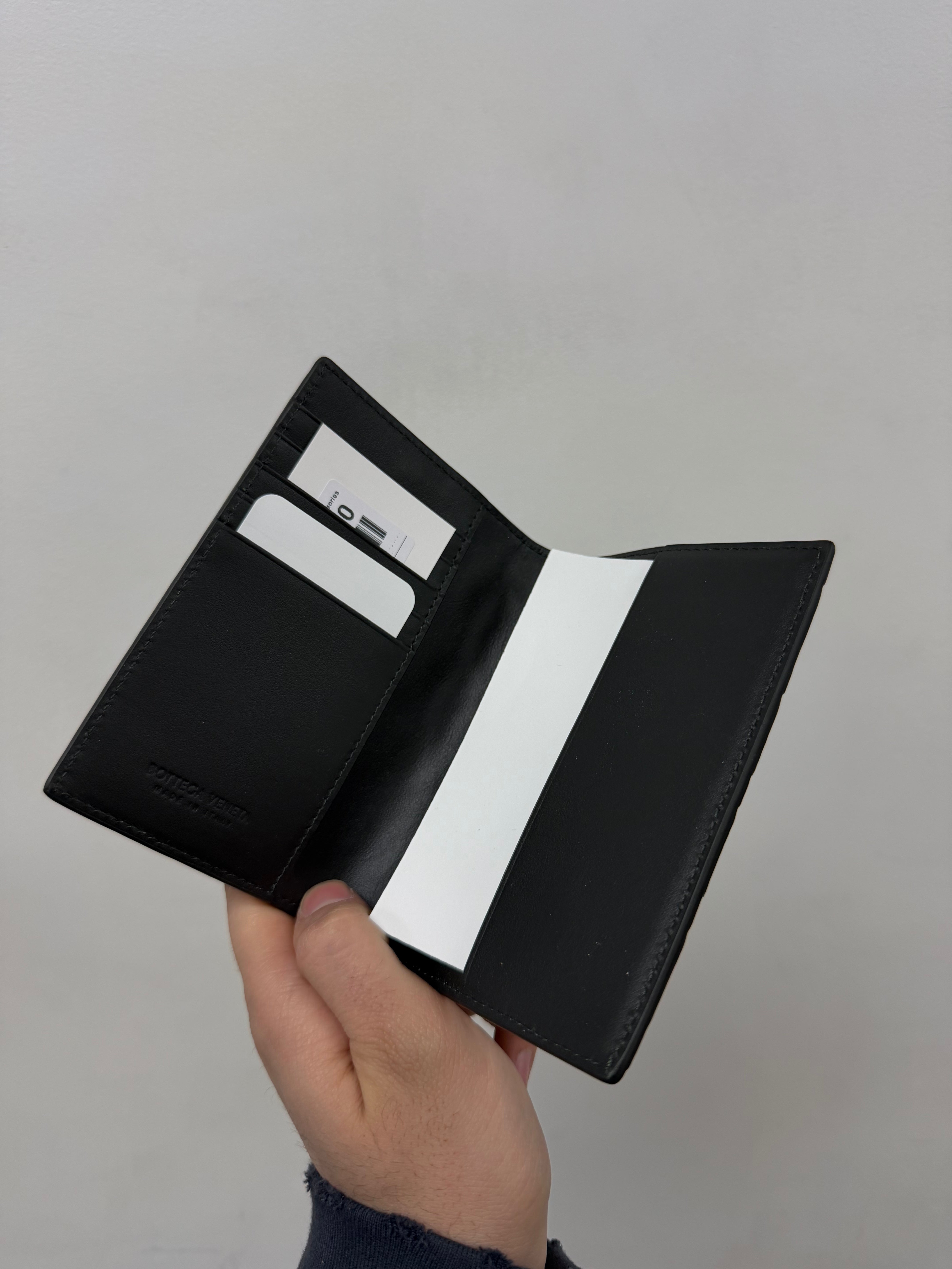 Bottega Veneta Dark Green Passport Case Accessories