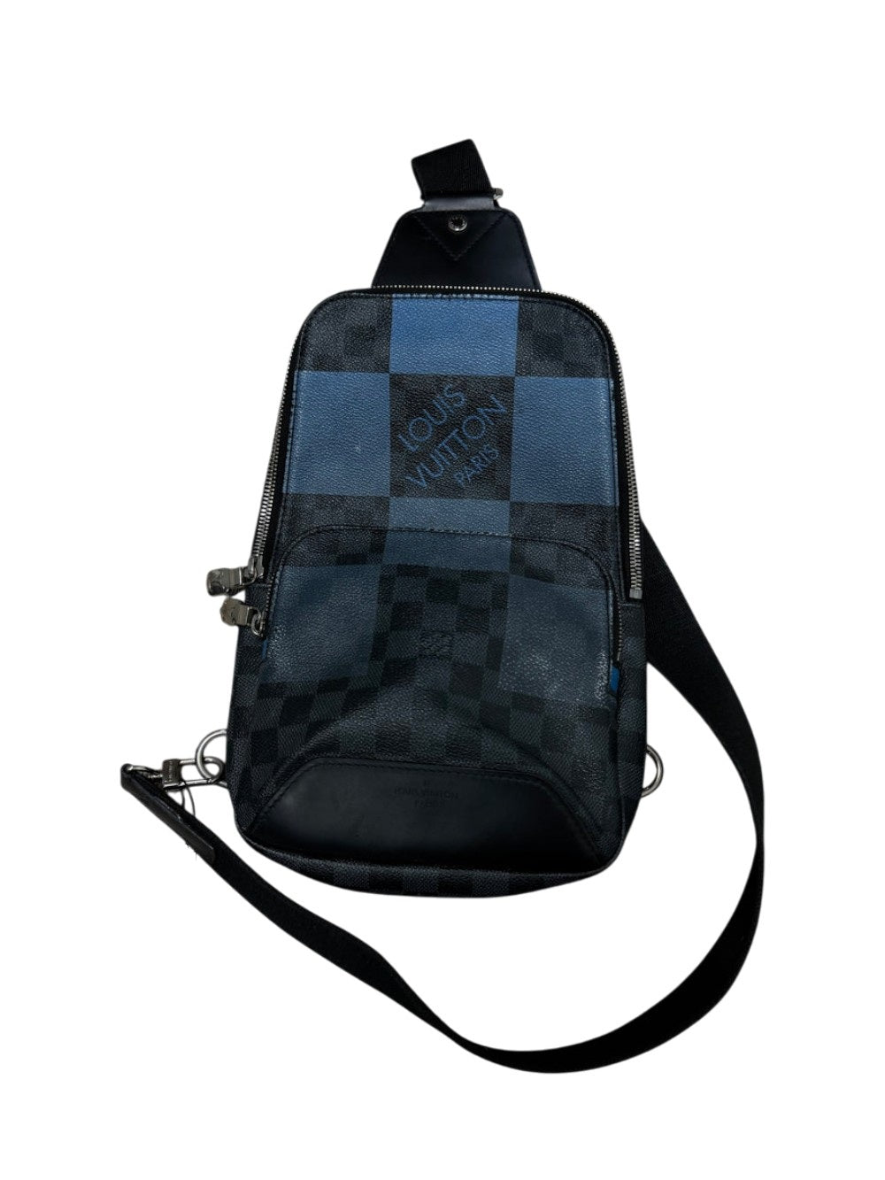 Louis Vuitton Damier Graphite Giant Ave Sling Blue & Black Bag