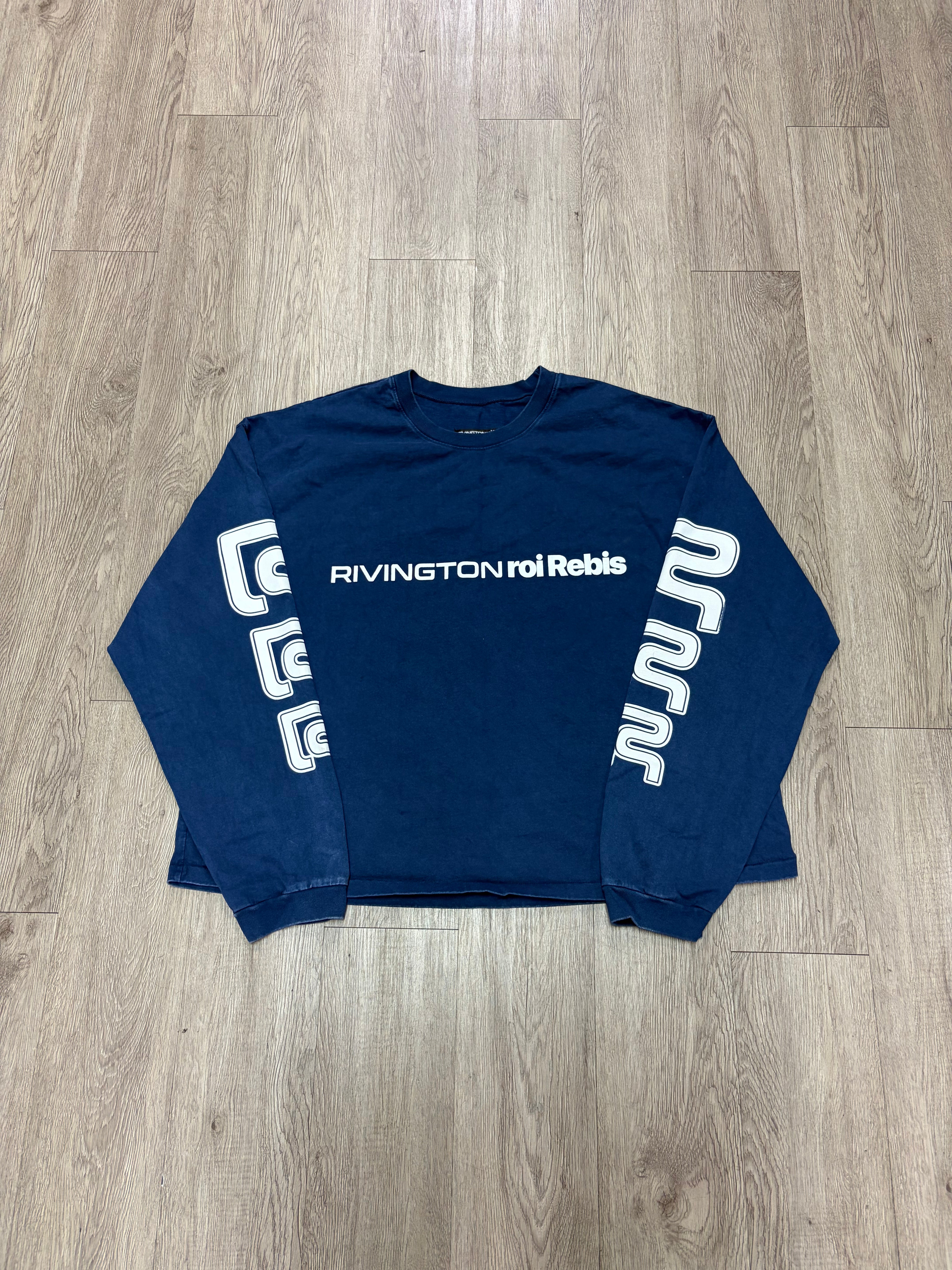 Rivington 123 Navy White Long Sleeve