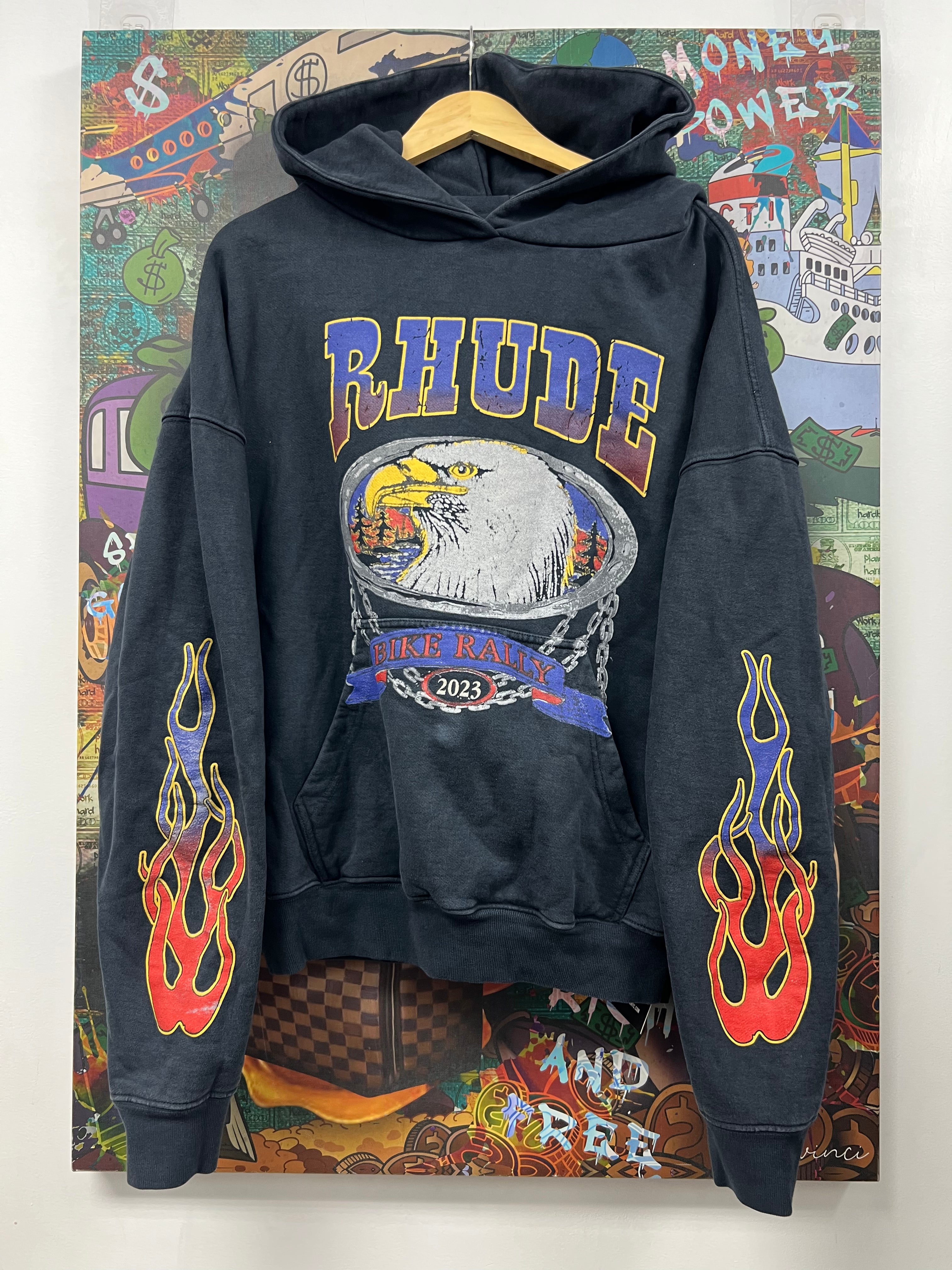Rhude Eagle Bike Rally Hoodie