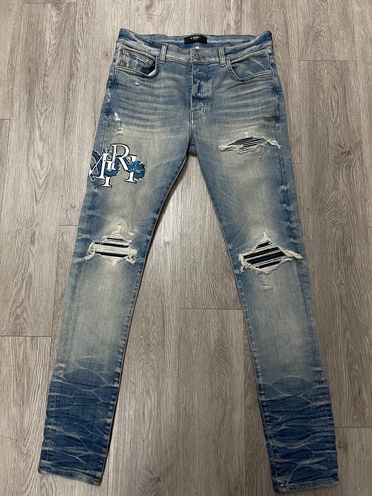 Amiri Dragon Light Wash Jeans