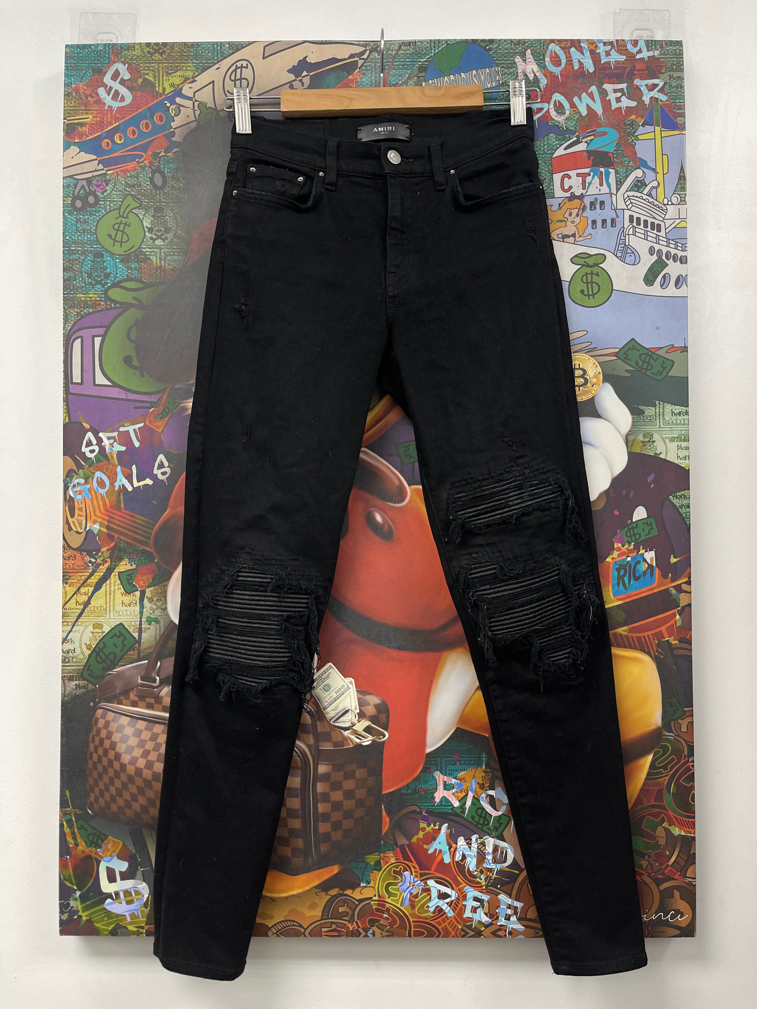 Amiri MX1 Black Black Patch (Women's) Jeans