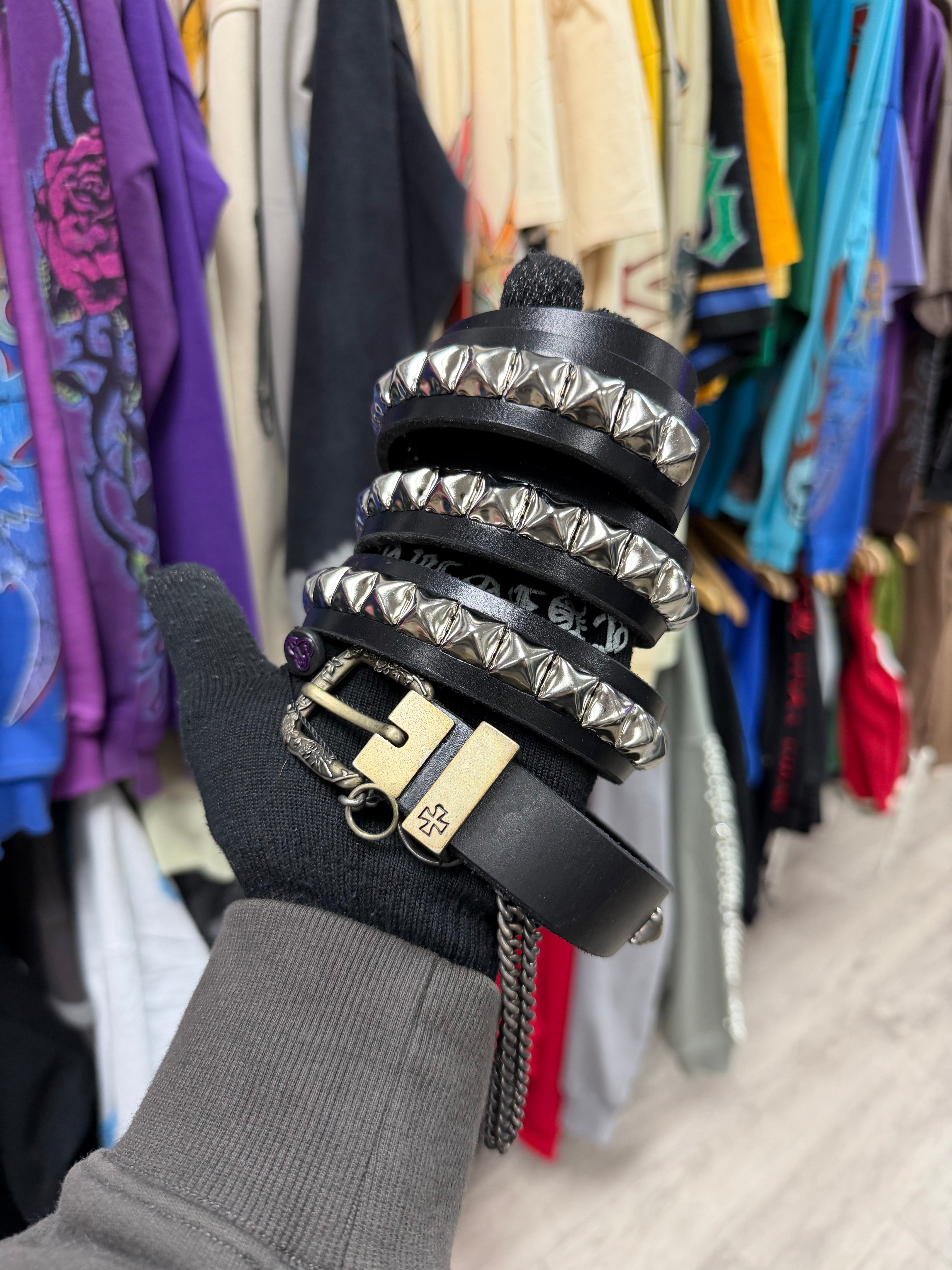 ERD Rose Belt With Stud (110) New With Tags