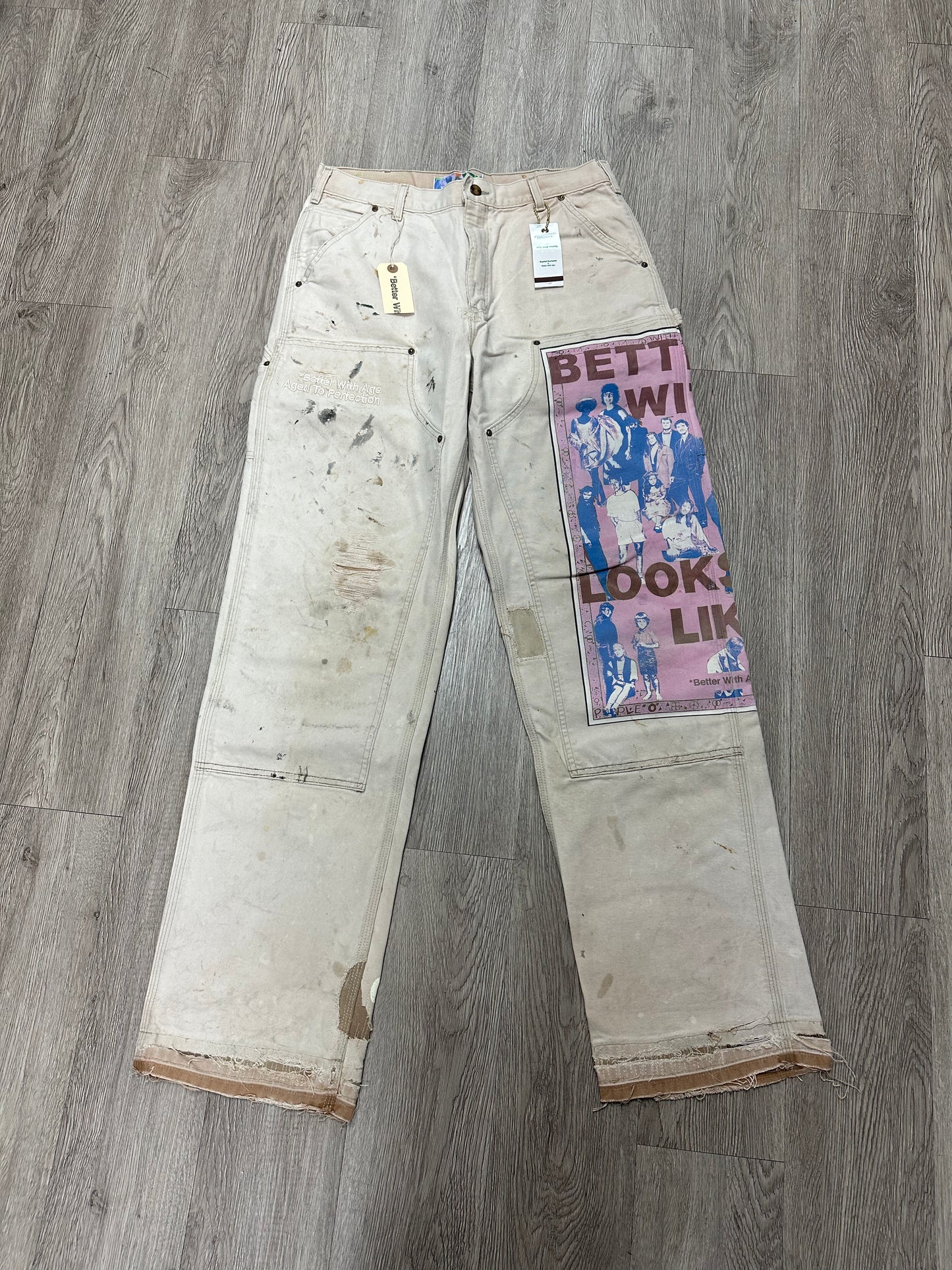 Better with Age "Looks Like You" Cream Jeans