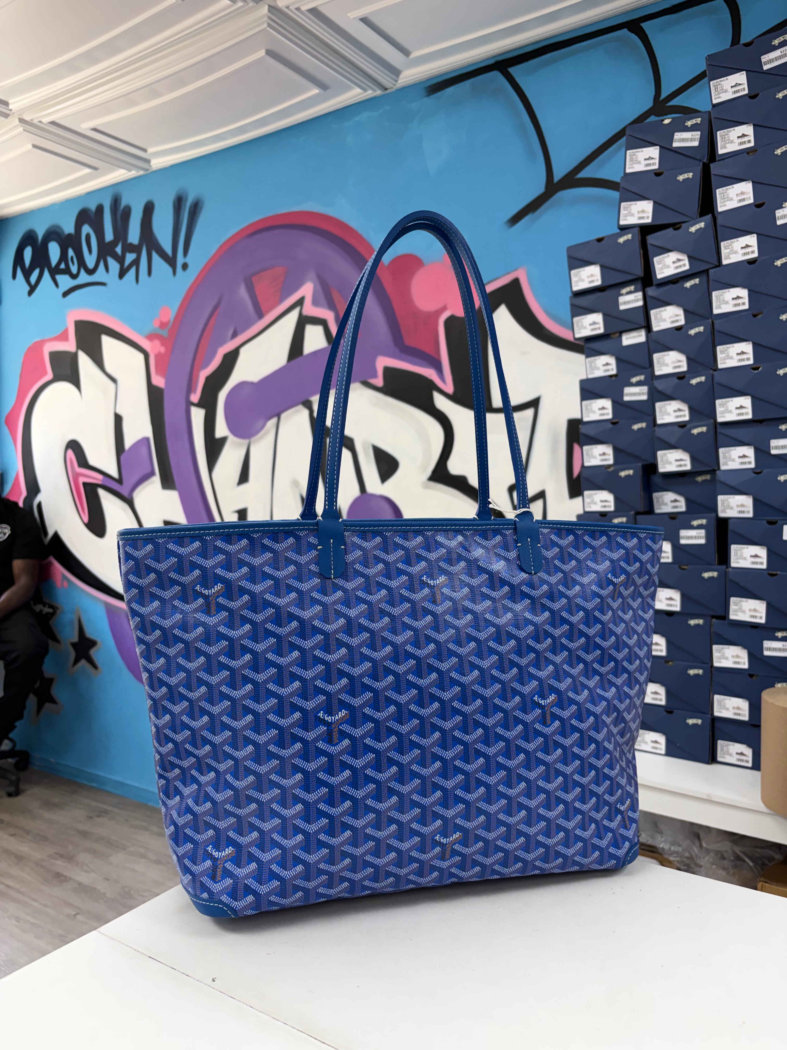 Goyard Blue Artois Bag