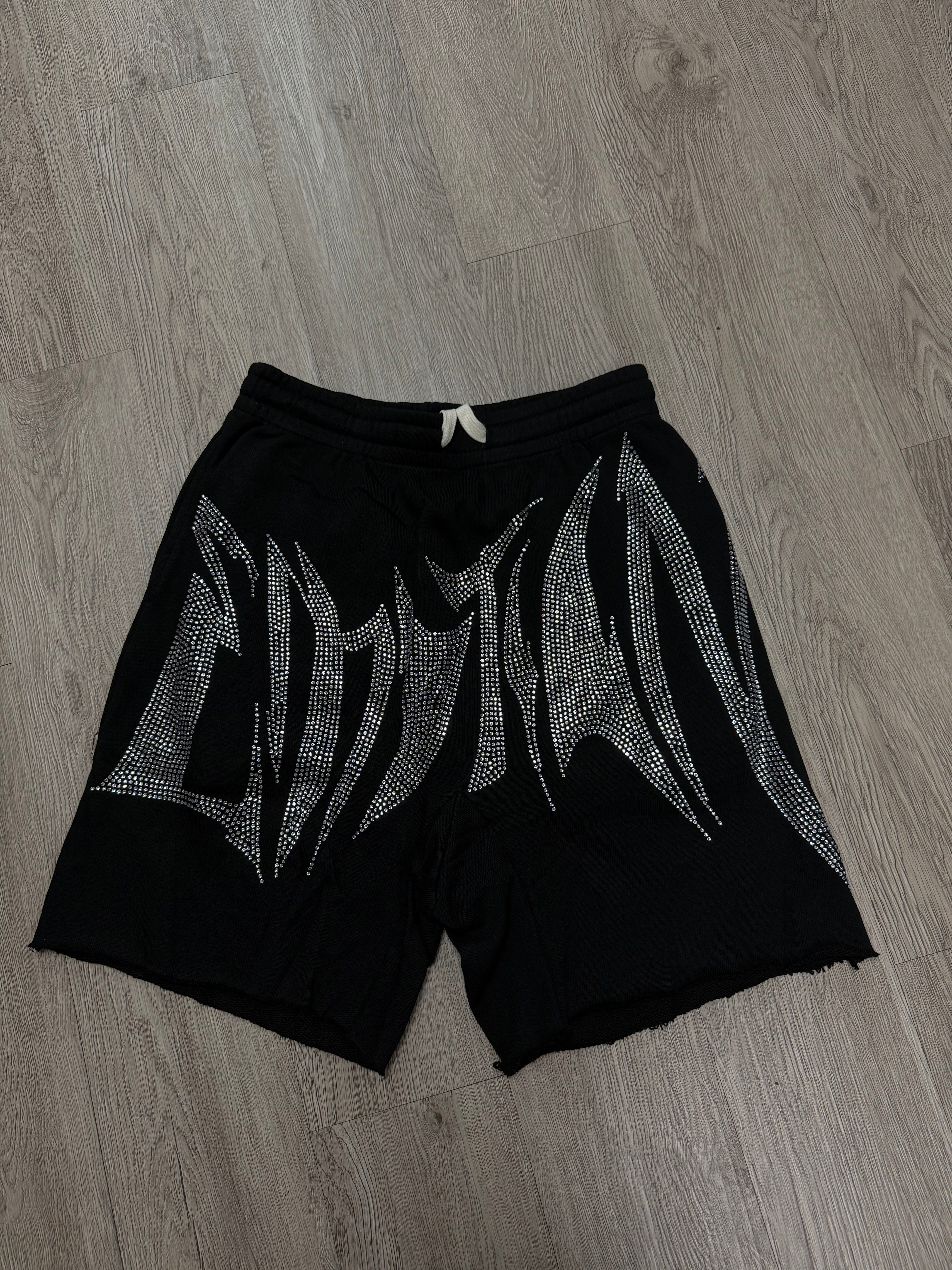 Mixed Emotion Wild Rhinestone Shorts