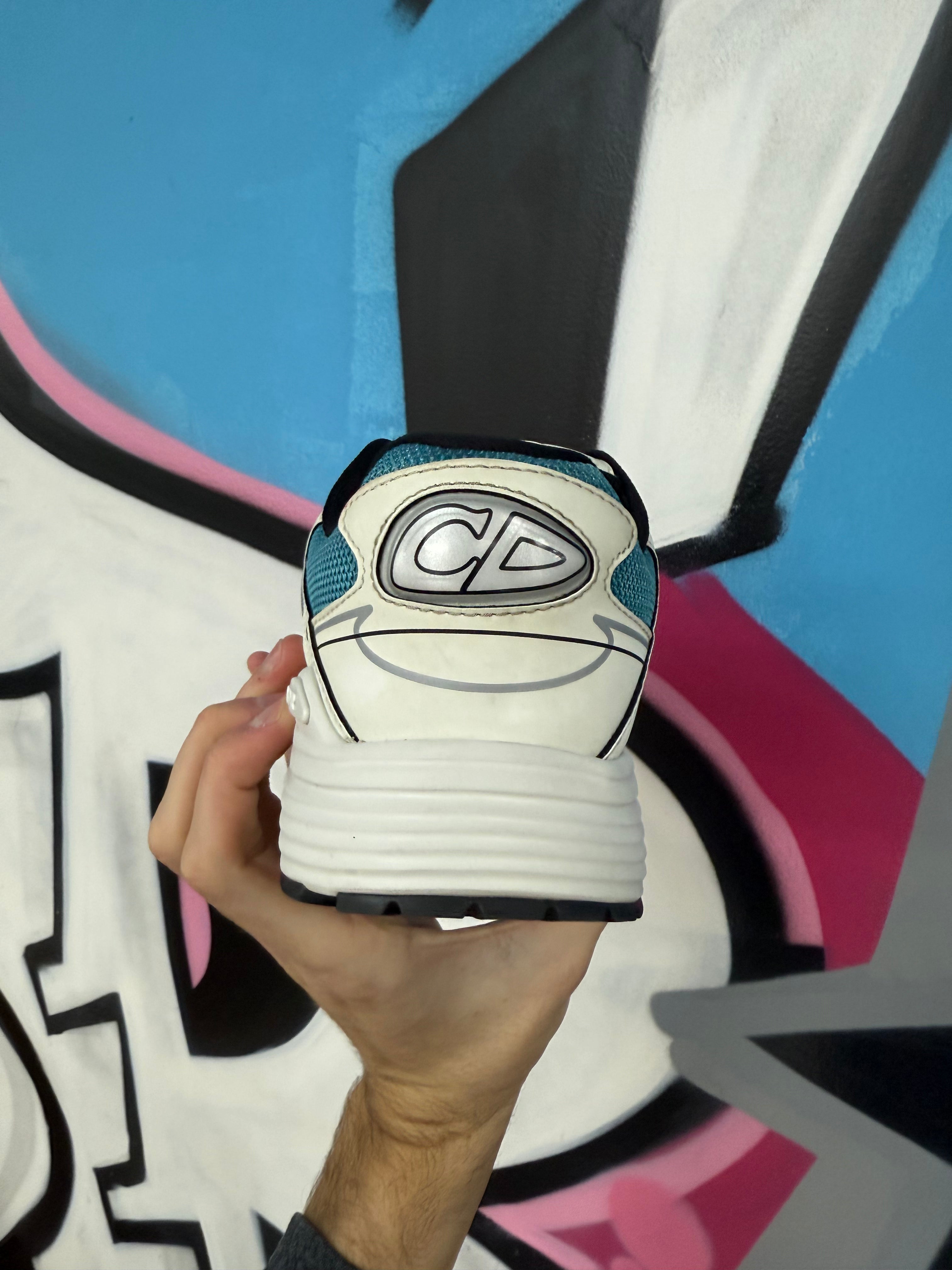 Dior White Blue B30 Sneakers