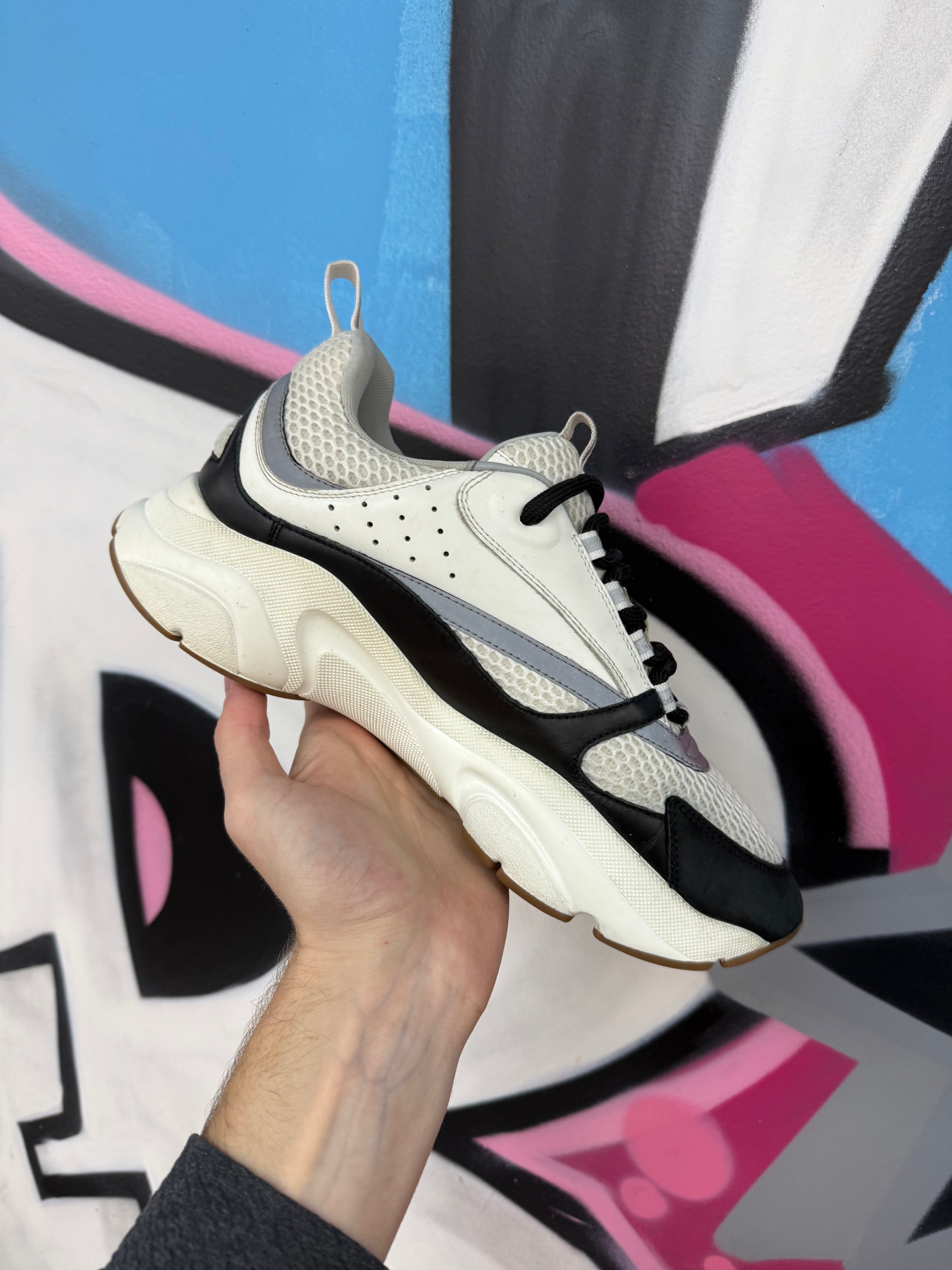 Dior Dior B22 Black White Gum Sneakers