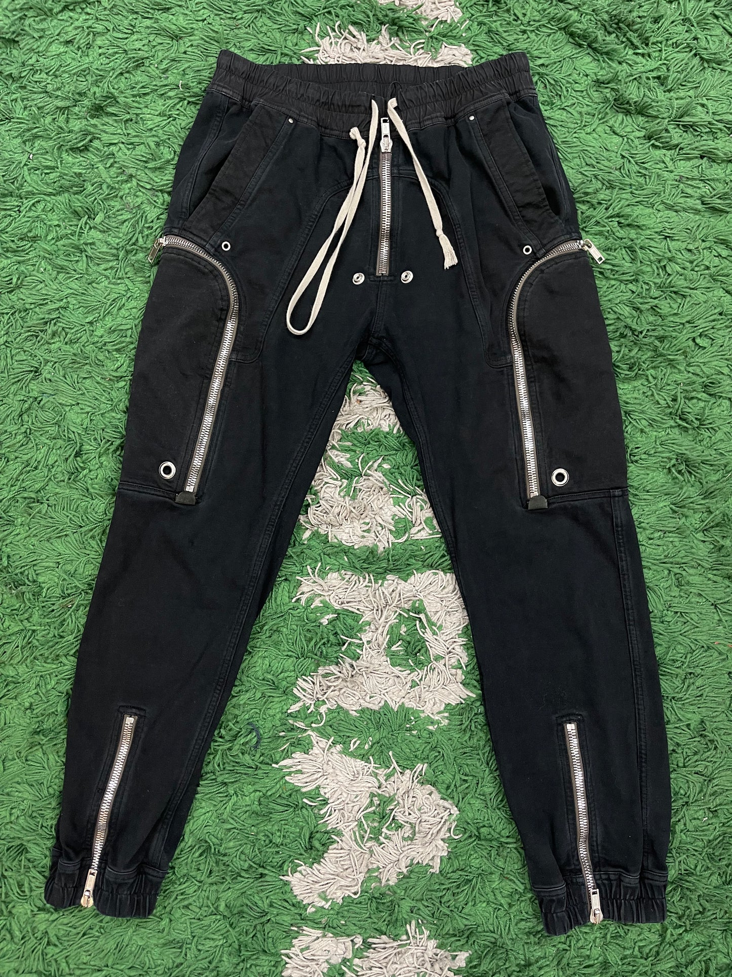 Rick Owens Bauhaus Black Sweat Pants