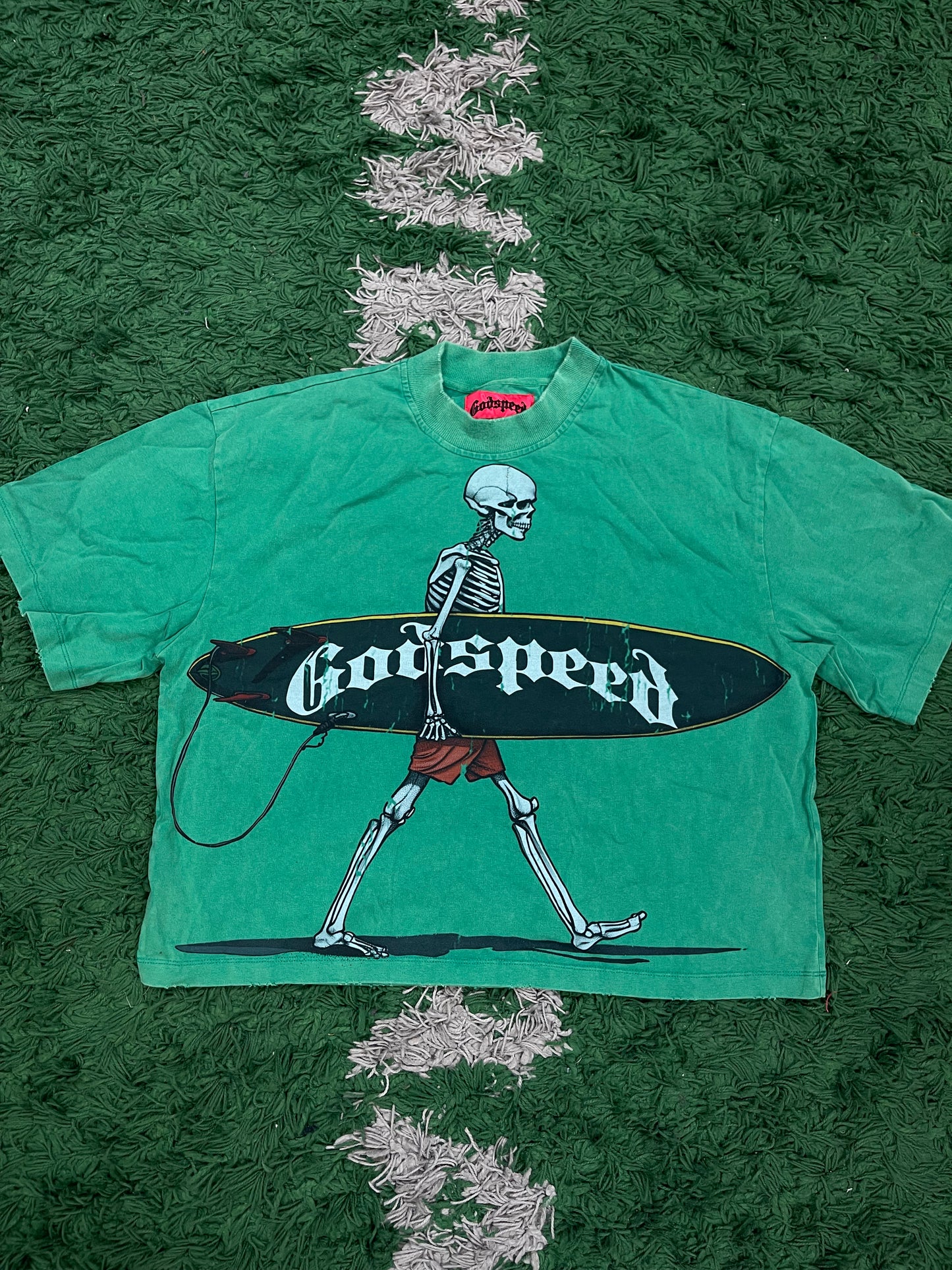 Godspeed Surf Shop Green Tee