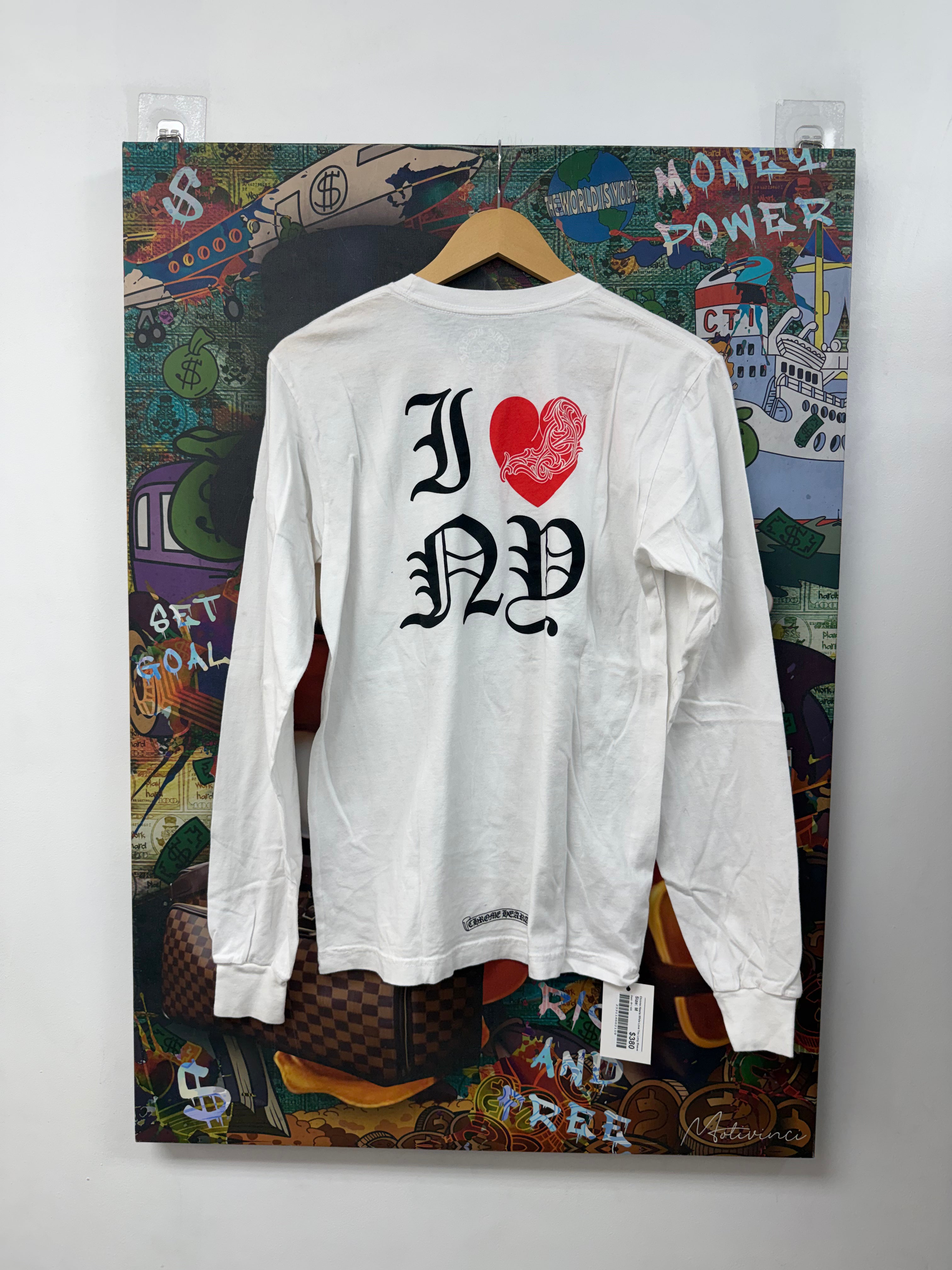 Chrome Hearts White Love You Long Sleeve