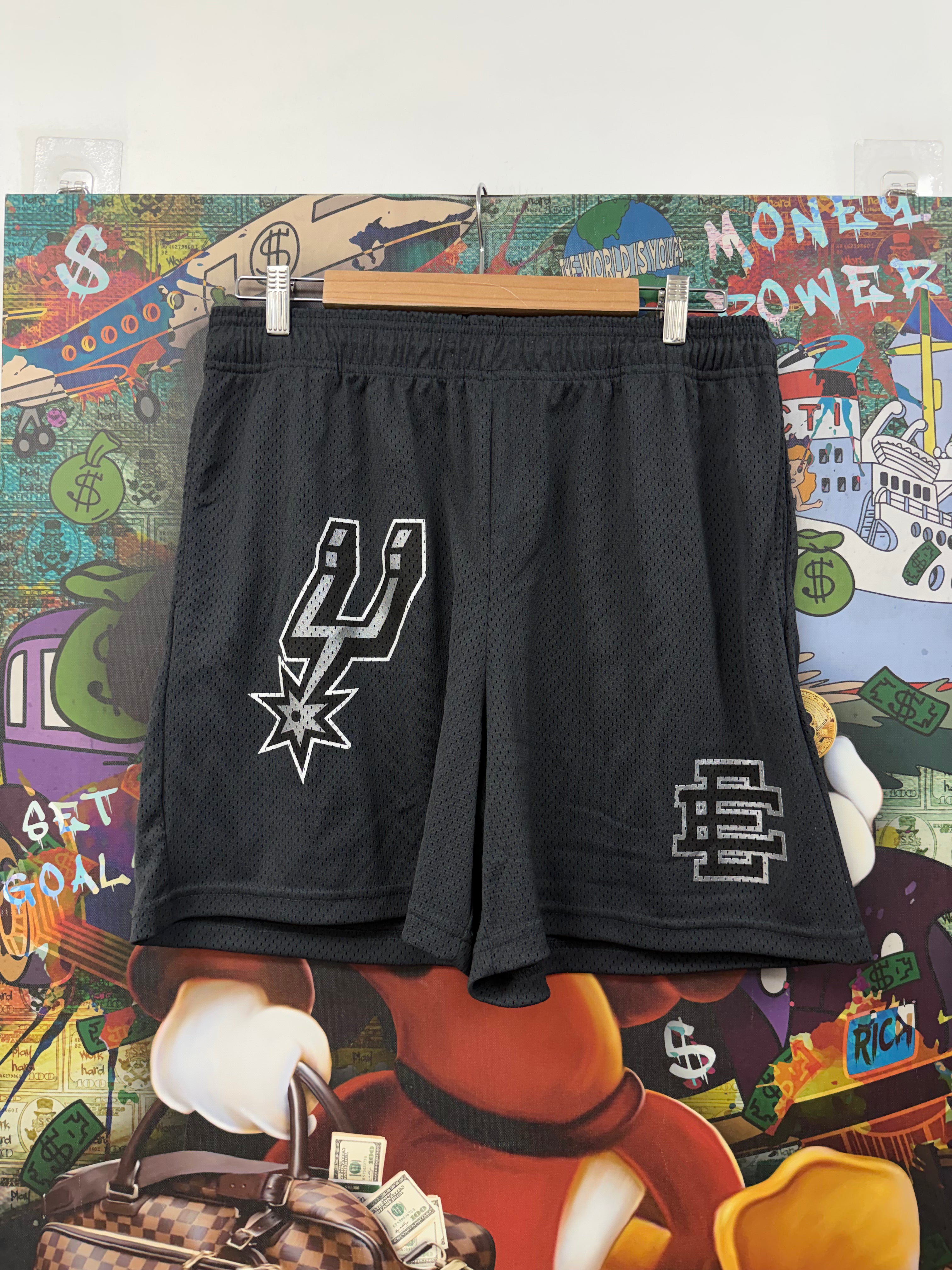 Eric Emanuel San Antonio Spurs Shorts