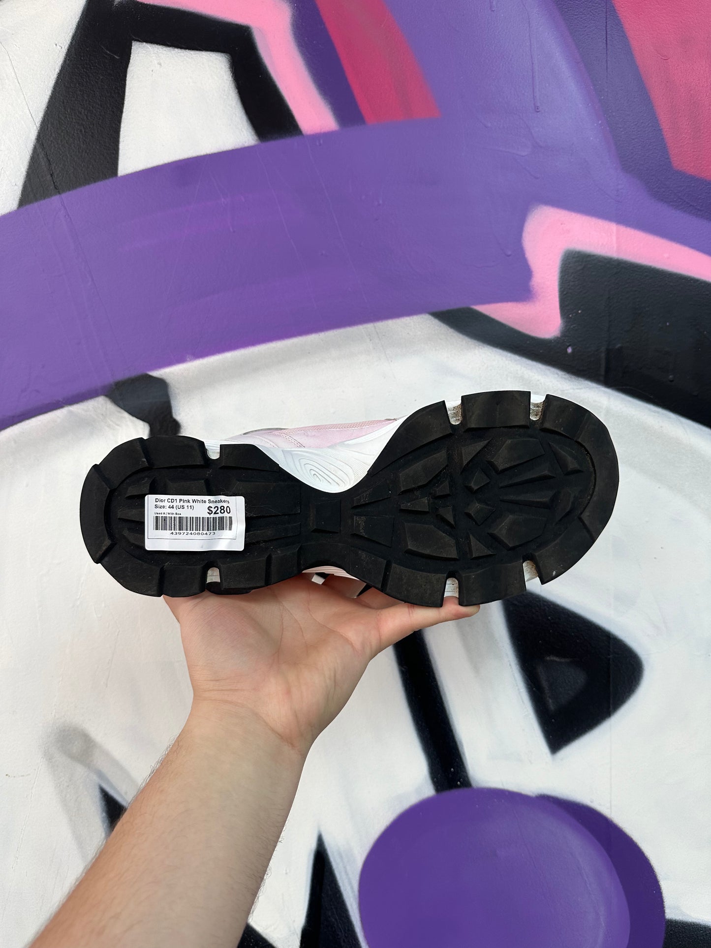 Dior CD1 Pink White Sneakers