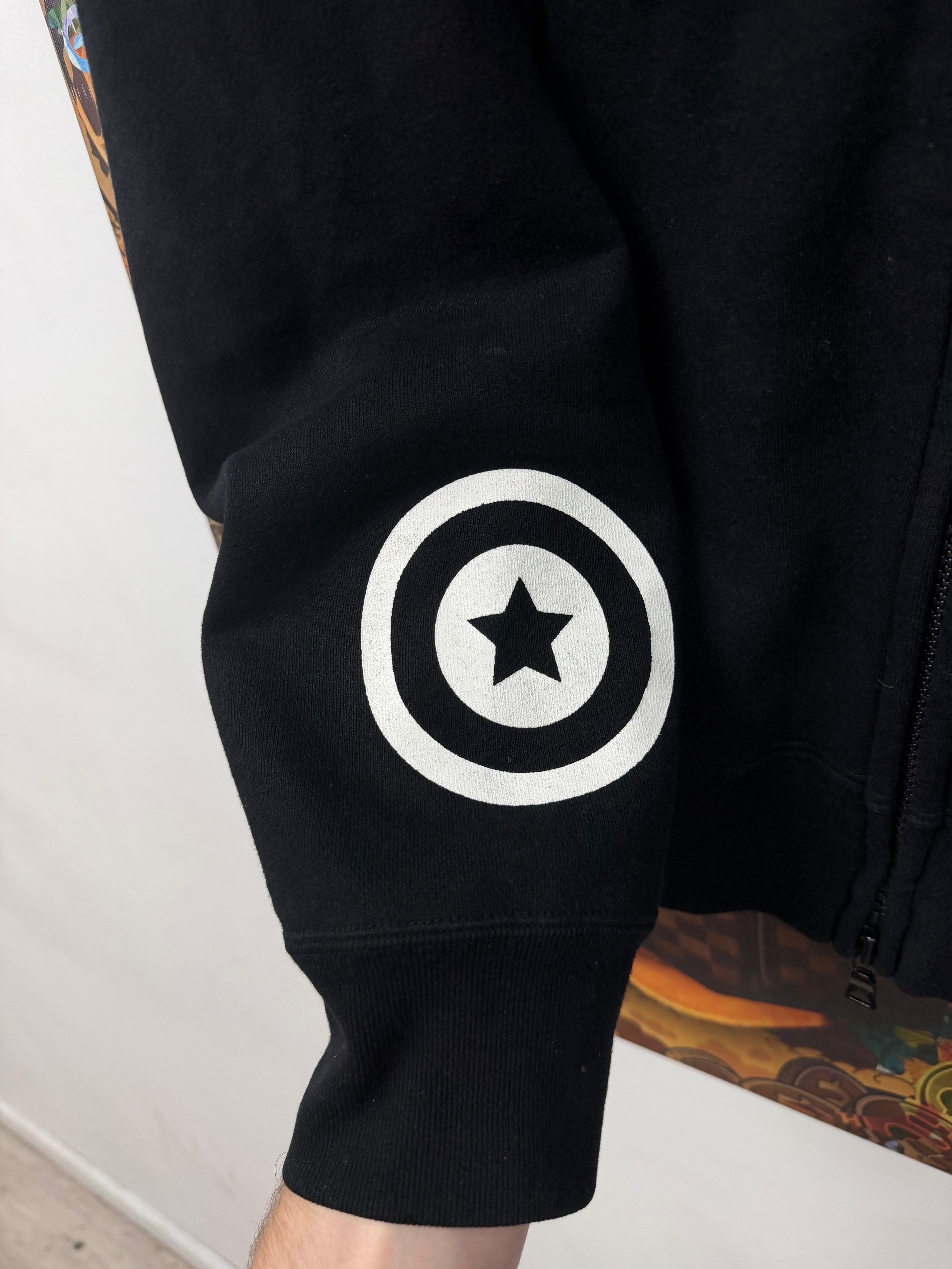 BAPE Black Camo Shark Zip Up