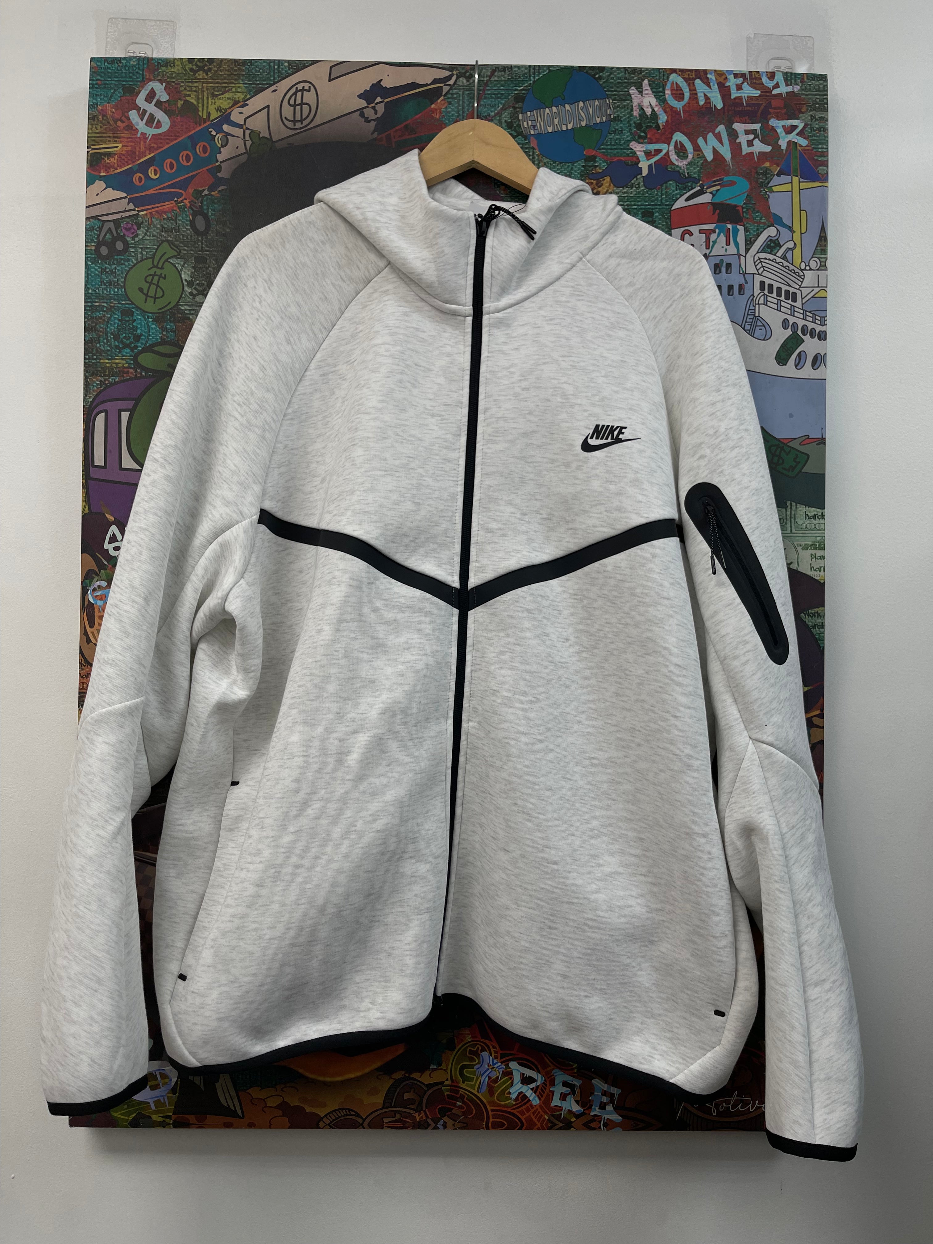 Nike Tech Grey Zip Up Hoodie