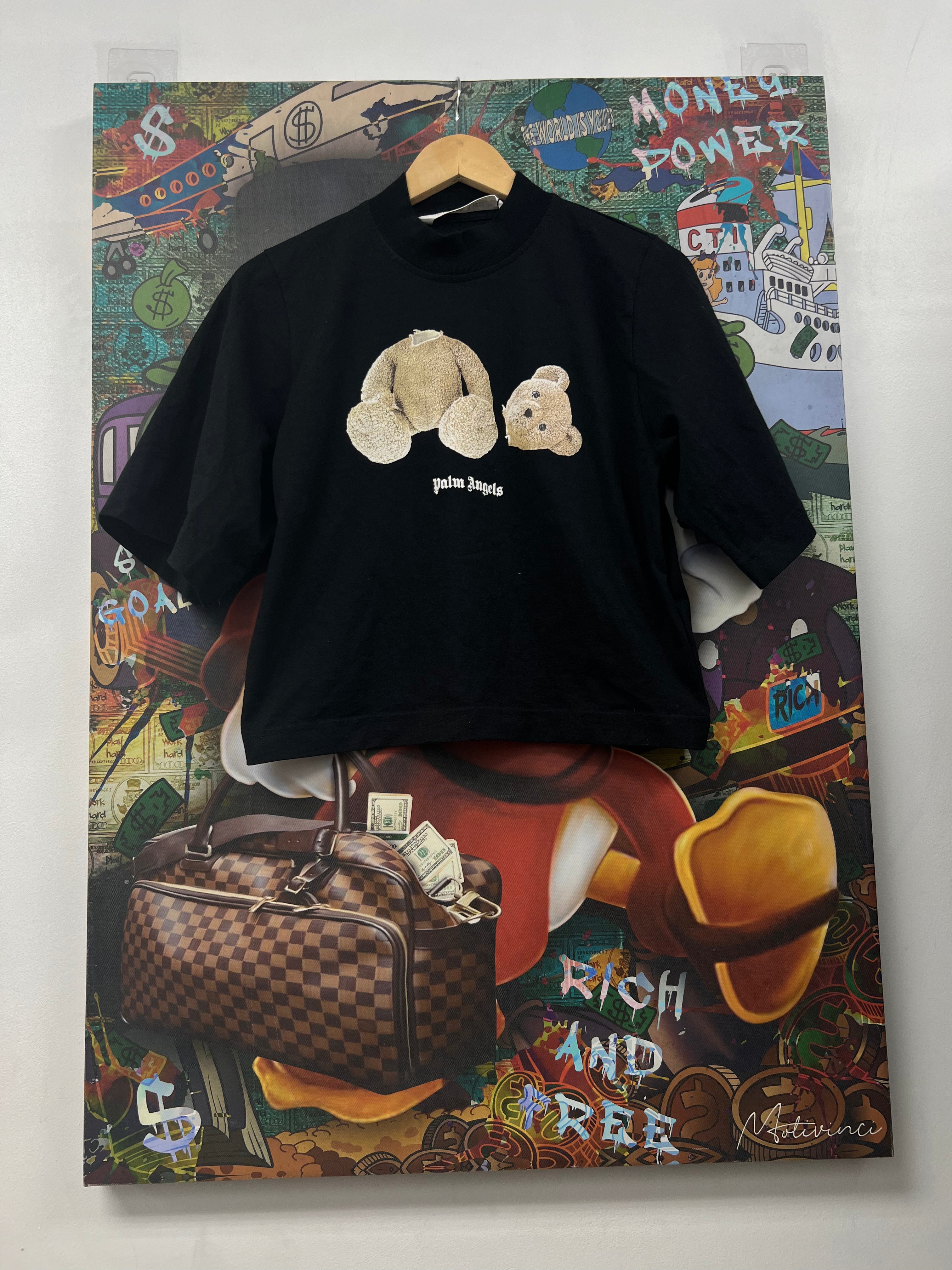 Palm Angels Cropped Teddy Bear (Women's) Tee