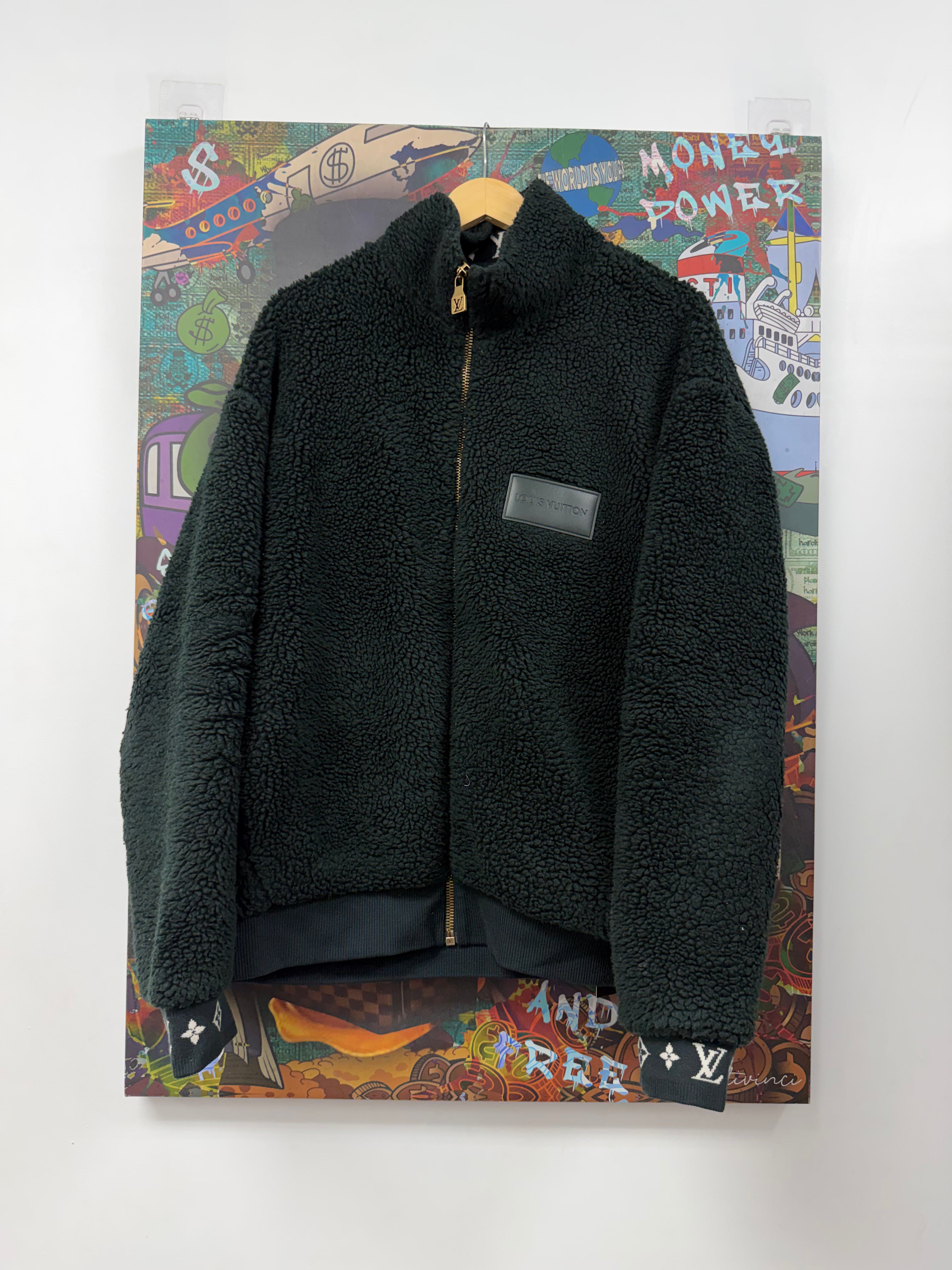 Louis Vuitton Green Sherpa Fleece Fleece