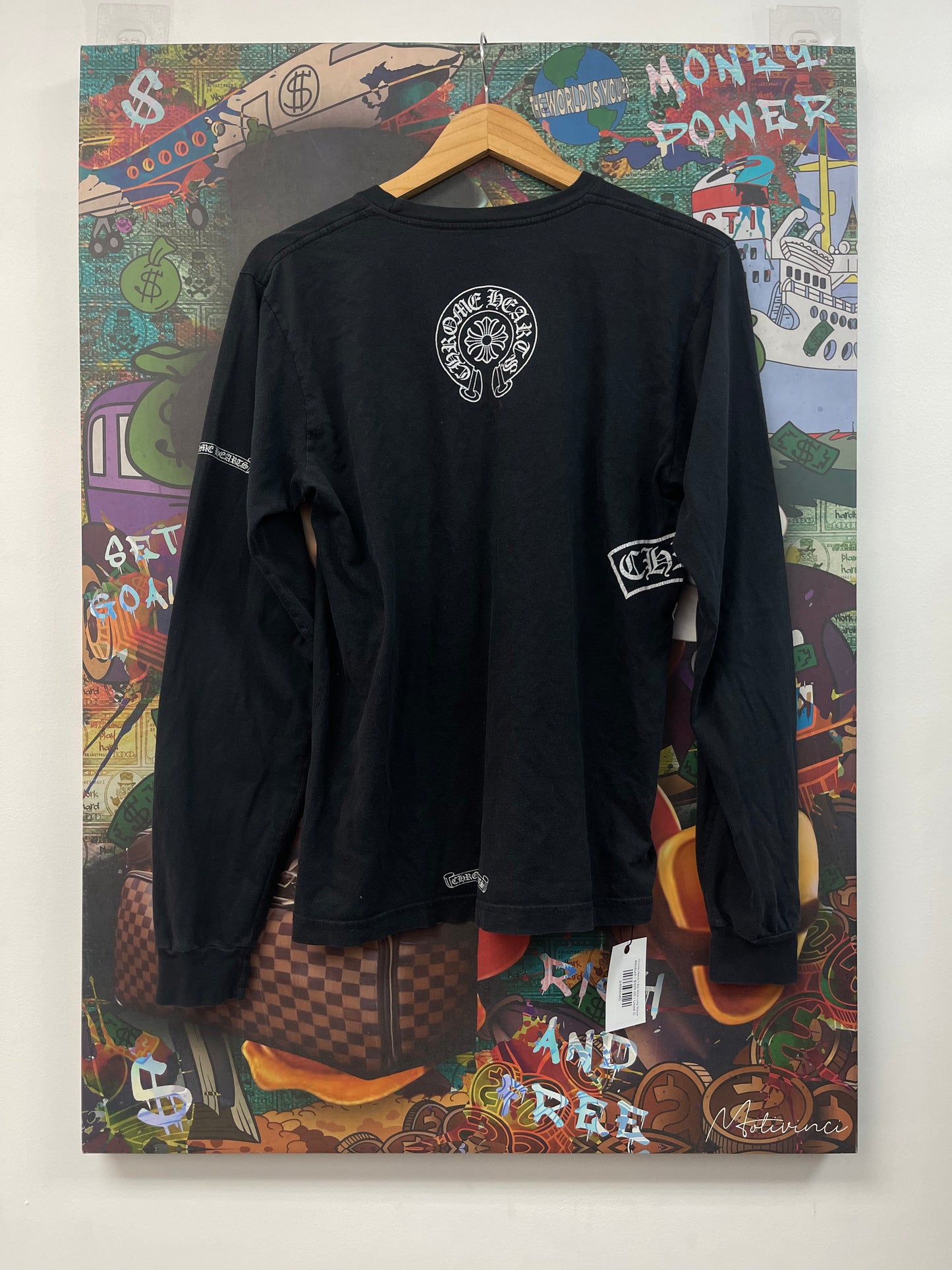 Chrome Hearts T Bar Black Long Sleeve