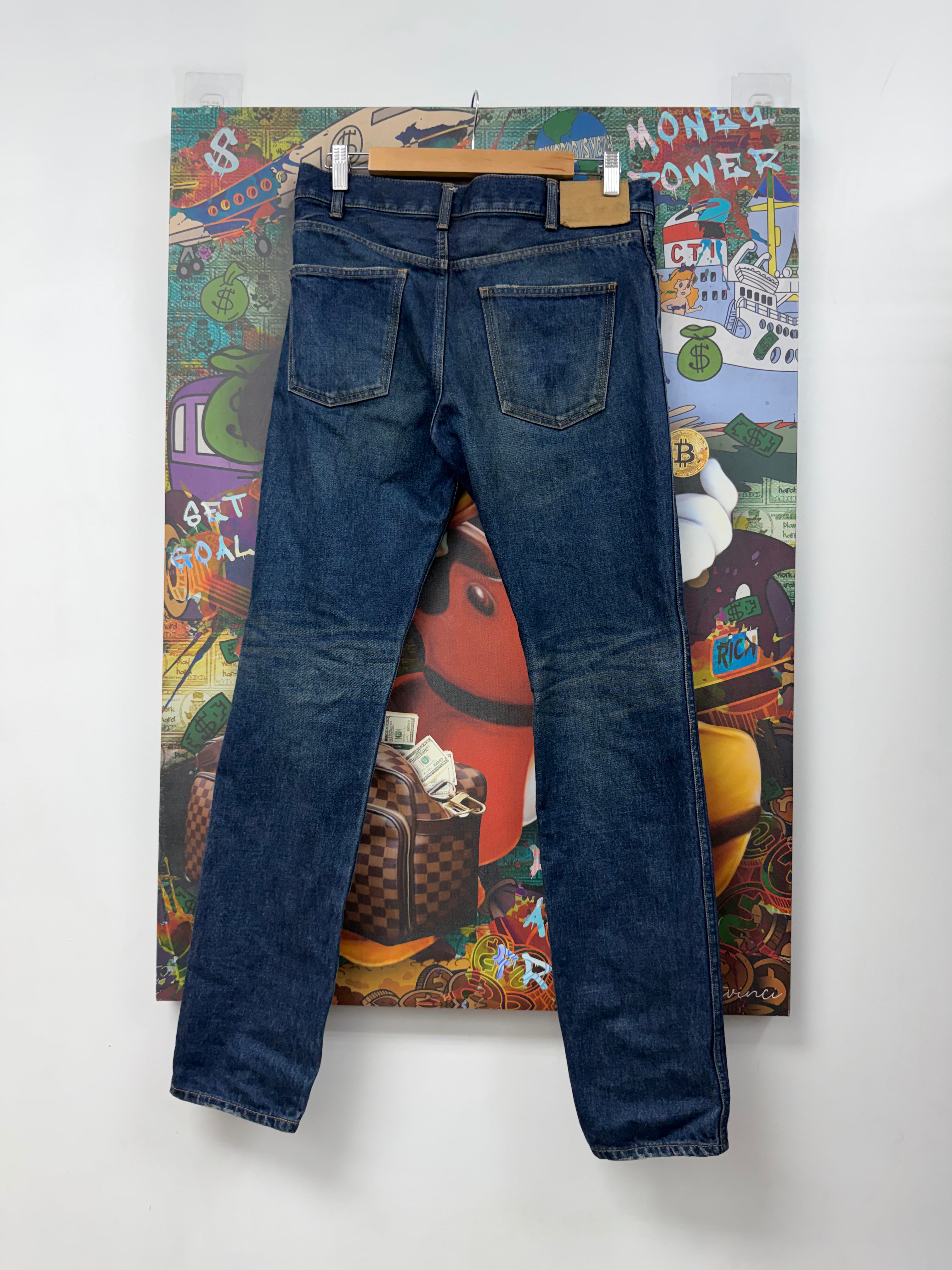 Celine Dark Wash Plain Slim Fit Jeans
