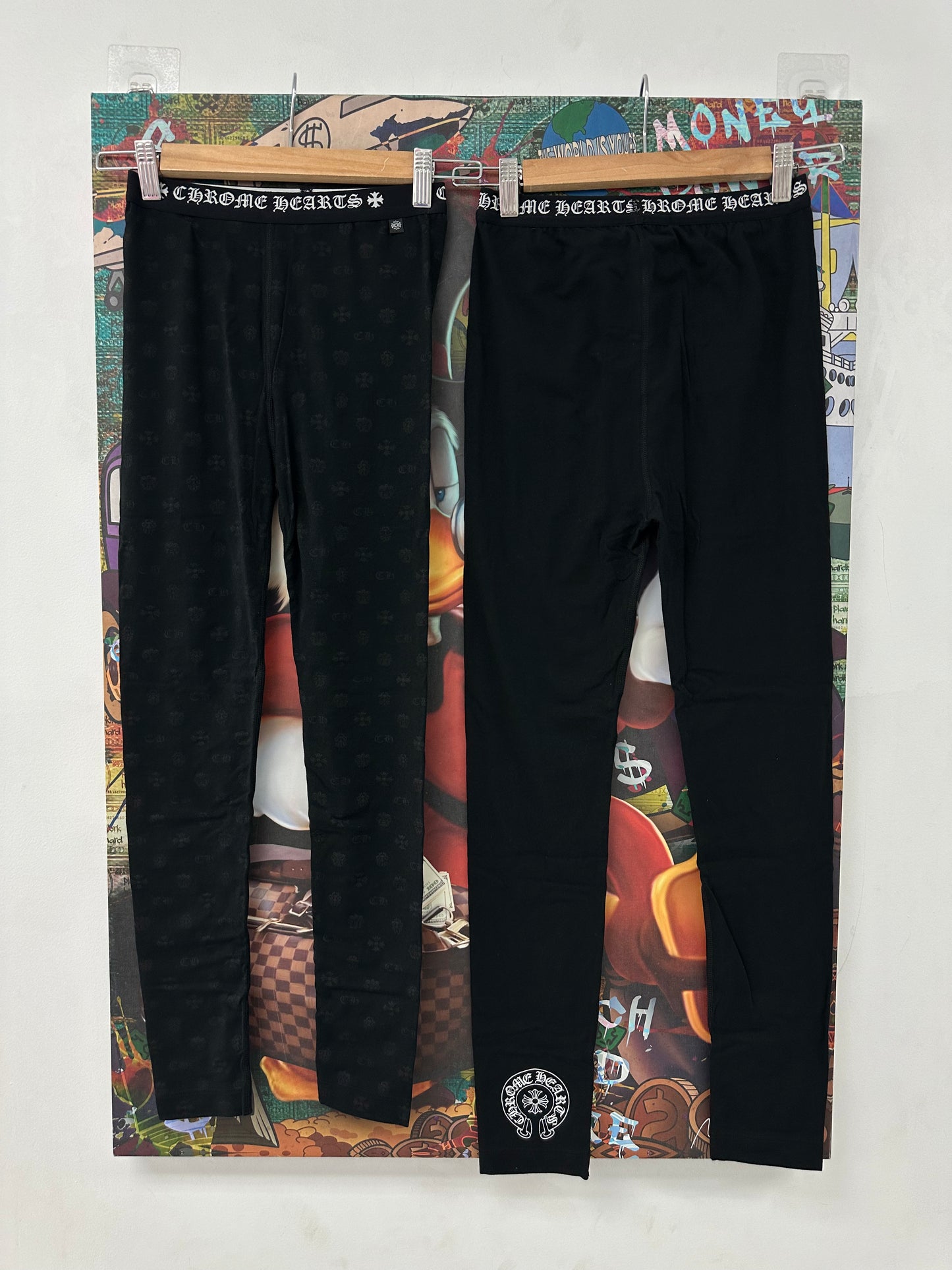 Chrome Hearts Monogram Leggings Black NEW (S M L XL)