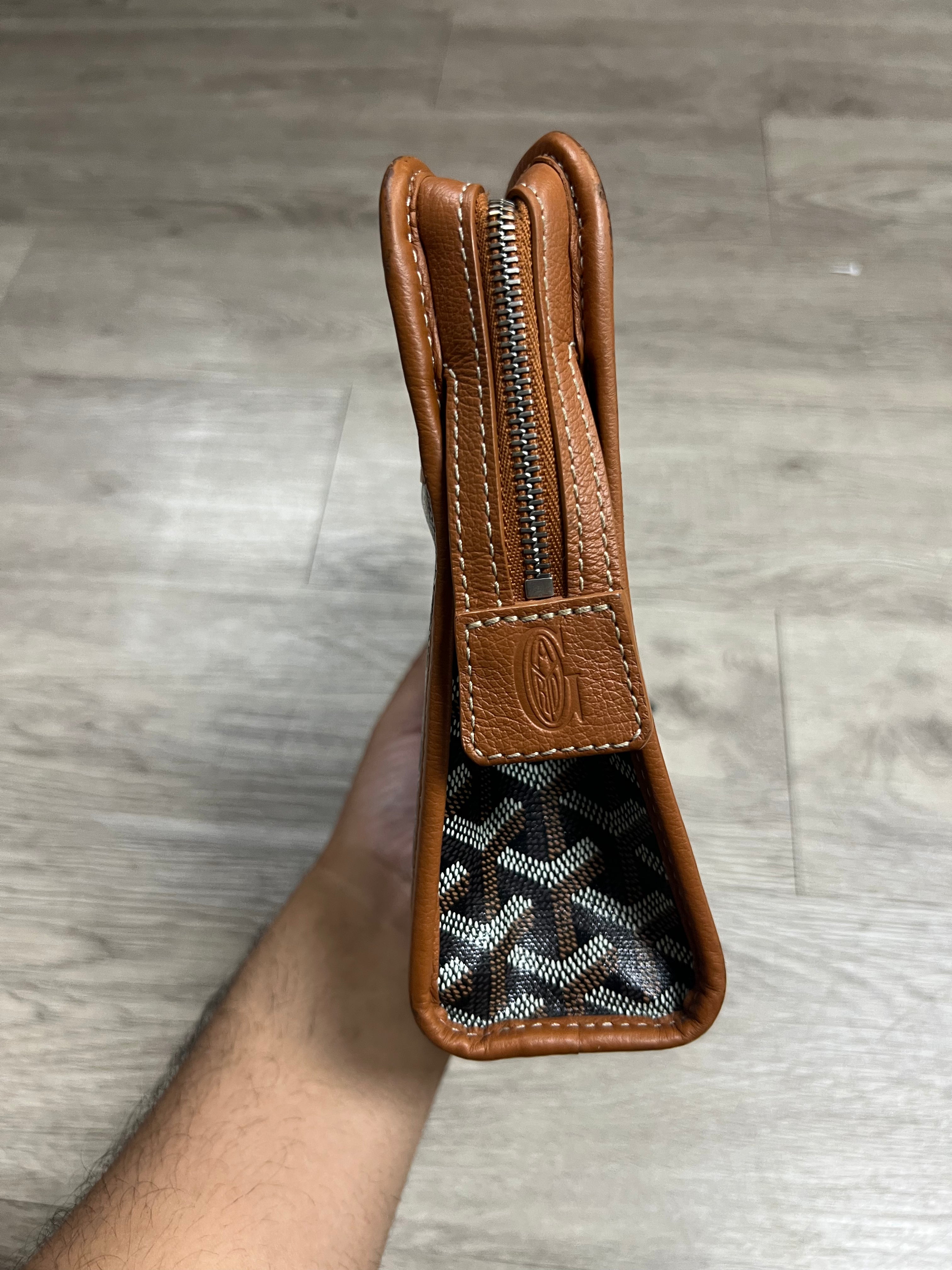Goyard Black Brown Jouvence Bag
