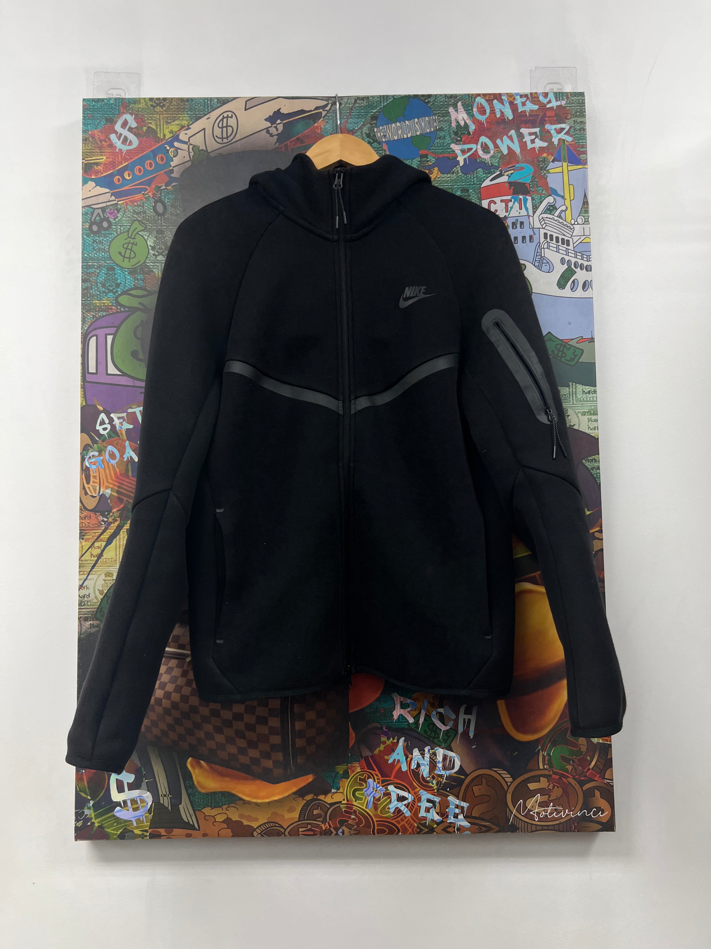 Nike Black Tech Zip Up