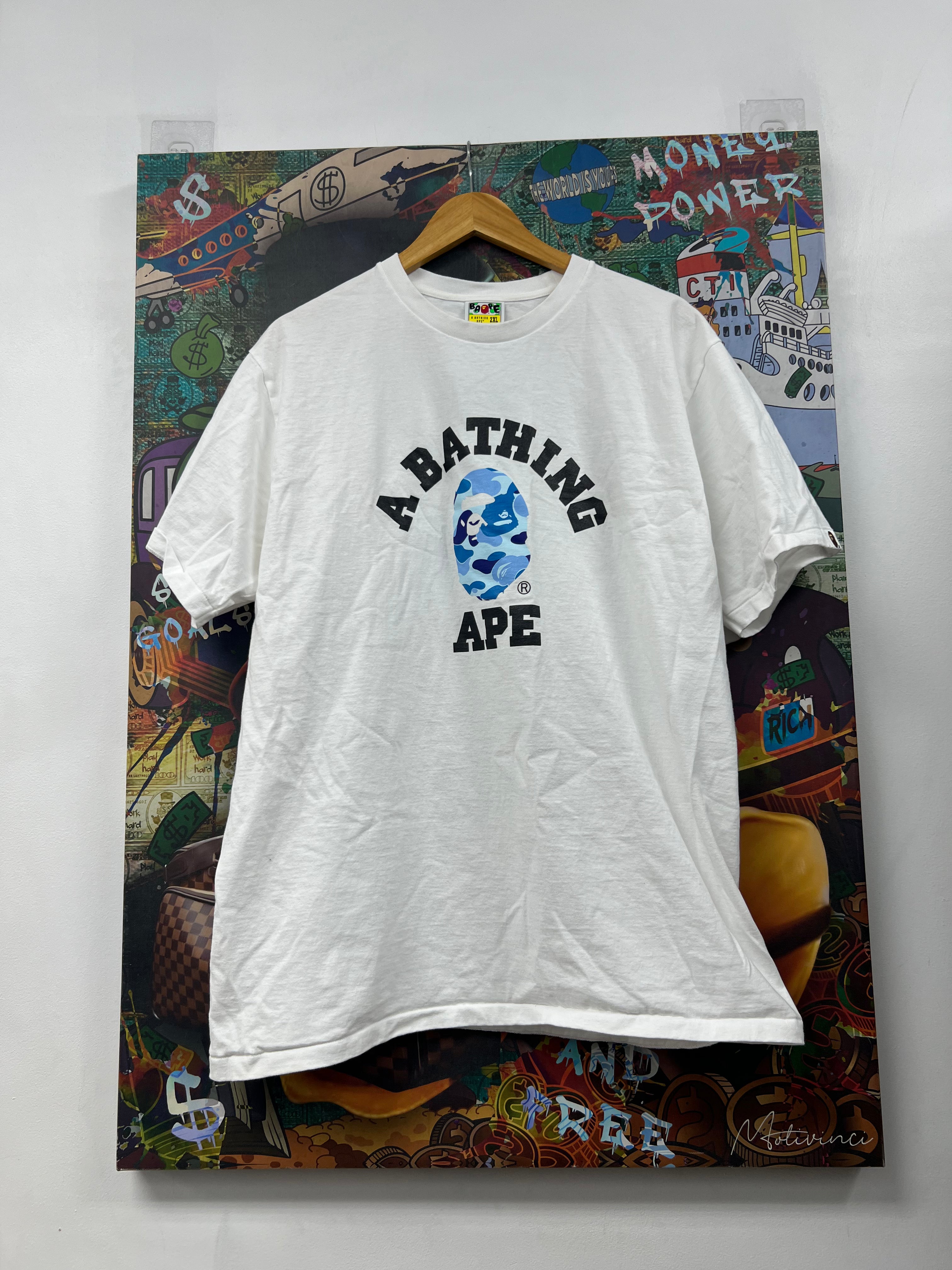 Bape Baby Blue Camo Tee